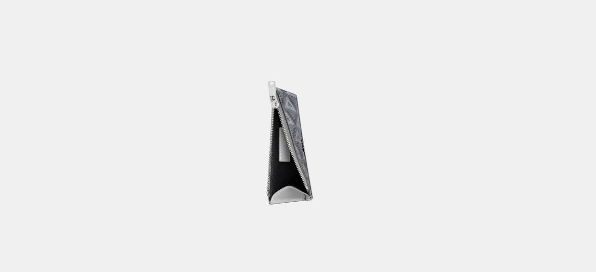 Dior o1w1db10325 2ESBC Size: OS / Zipped Card Holder in Grey Size ONE SIZE - 2 Thumbnail