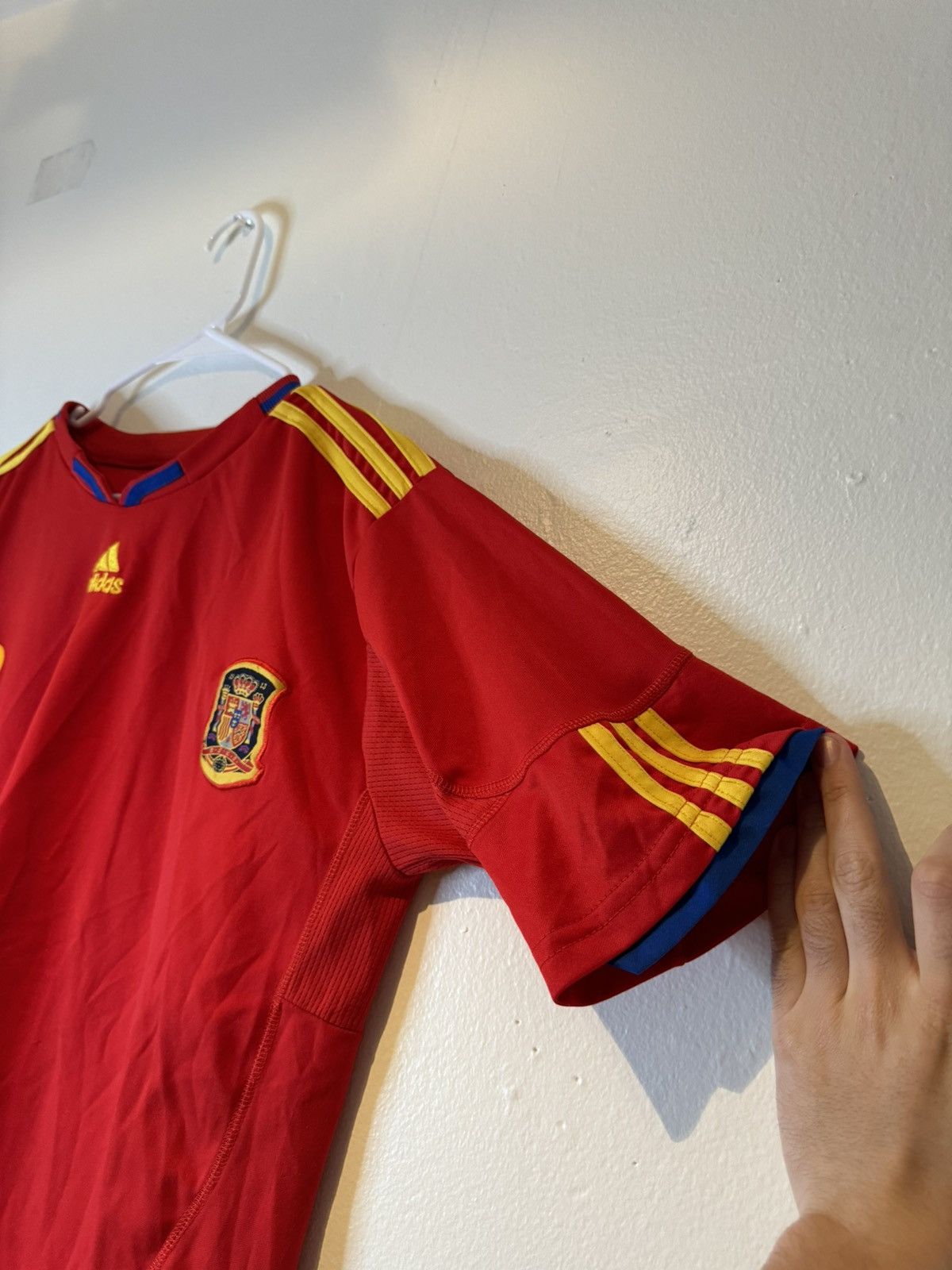 Adidas Adidas Spain Soccer Jersey Home Football Shirt Mens XL 2010 Size US XL / EU 56 / 4 - 5 Thumbnail