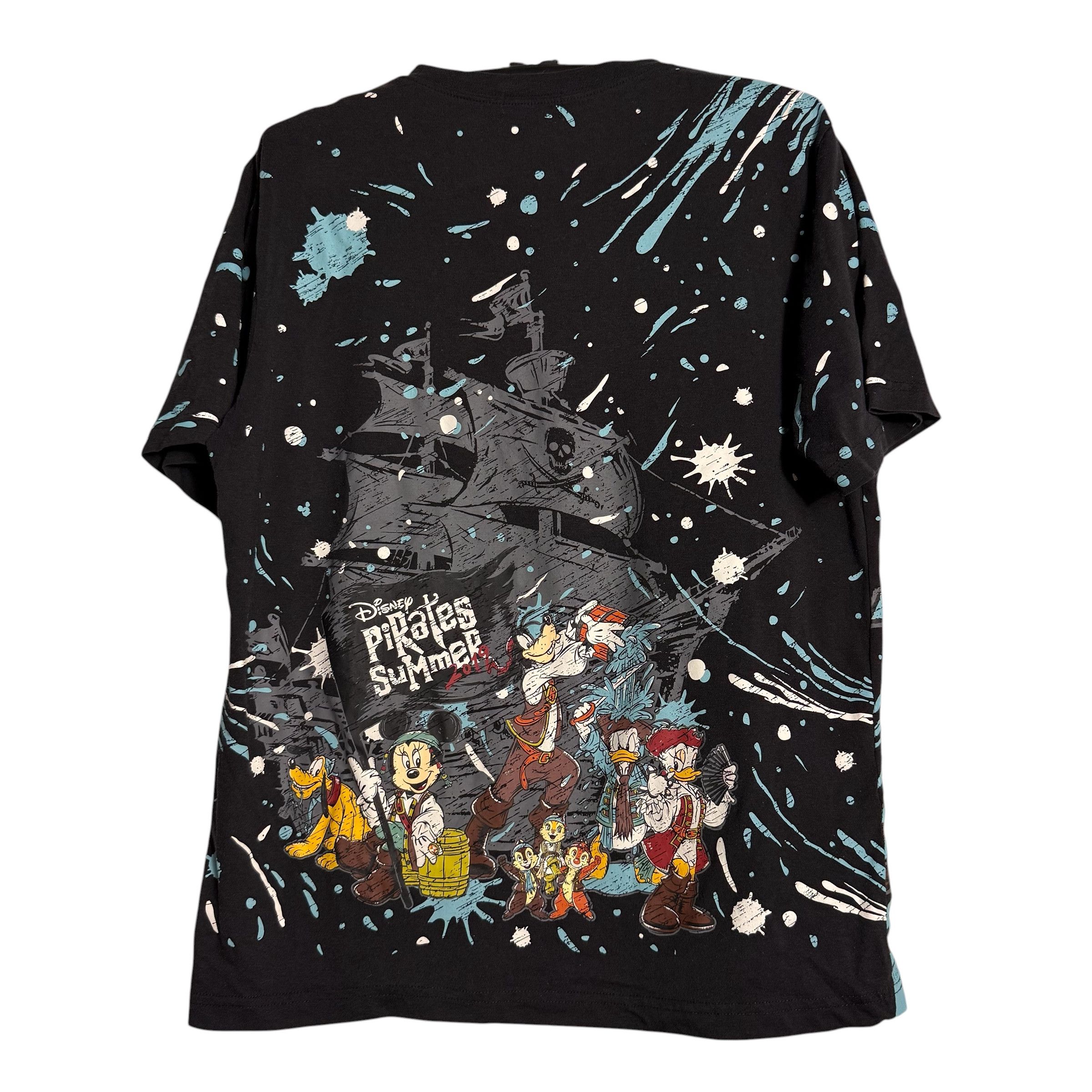 Disney 🔥RARE🔥Disney Pirates of The Caribbean All-Over T-shirt Size US L / EU 52-54 / 3 - 3 Thumbnail