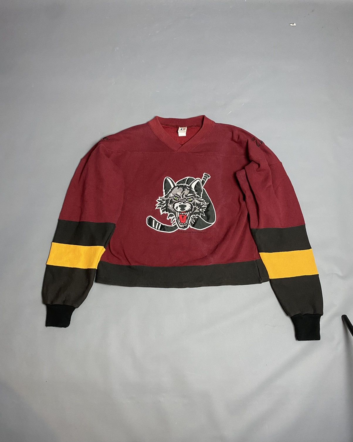 Starter VTG 90s Chicago Wolves Hockey Sweatshirt Jersey USA Mens M Size US M / EU 48-50 / 2 - 1 Thumbnail