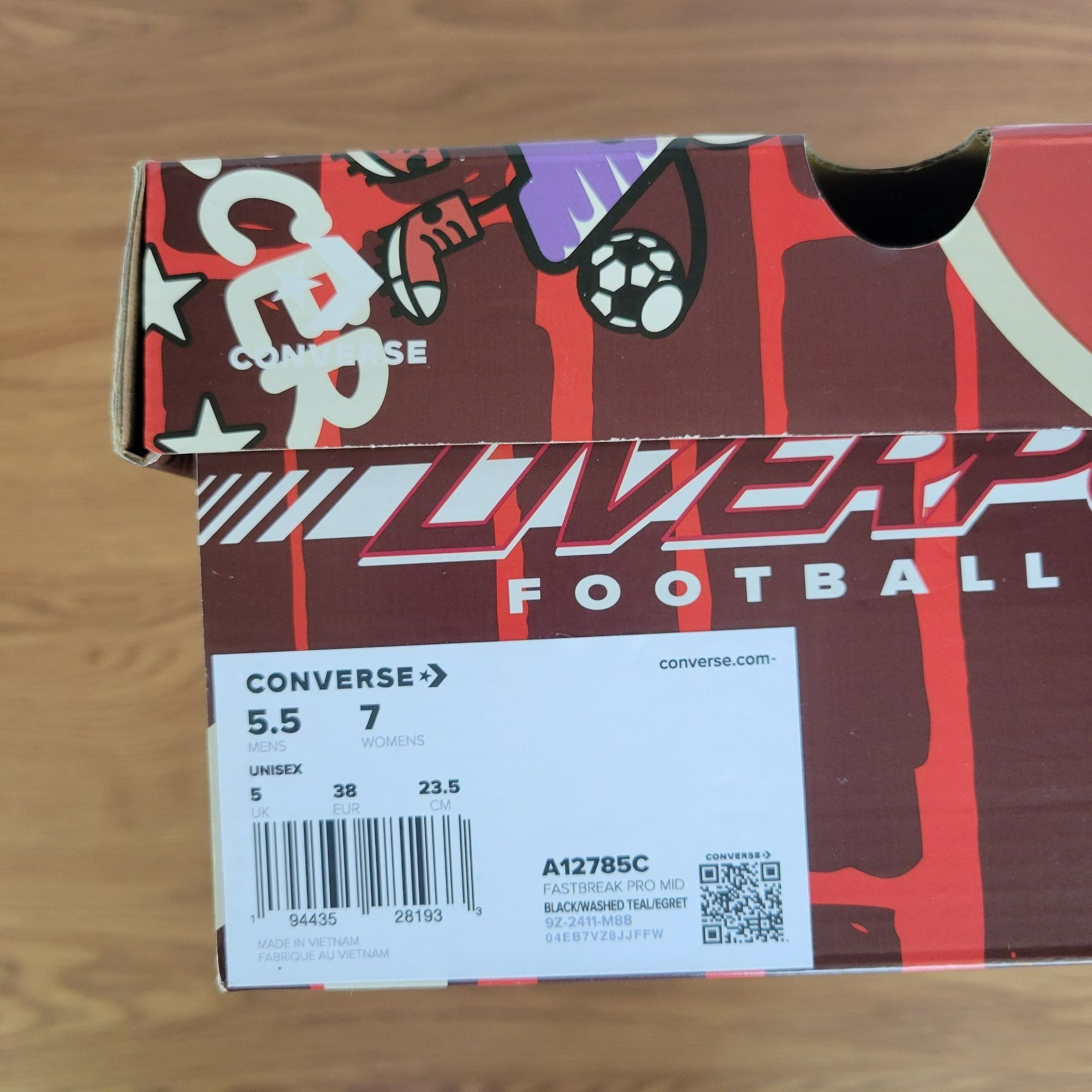 Converse ⭐Converse x Liverpool FC Fastbreak Pro Mid 7 Womens Shoes Sn Size US 7 / IT 37 - 8 Thumbnail