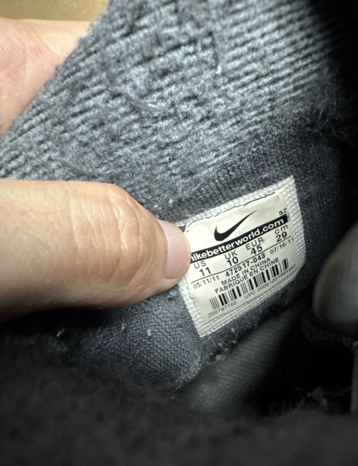 Nike Nike SB Dunk High Pigeon, Grey Suede K37 Size US 11 / EU 44 - 6 Thumbnail