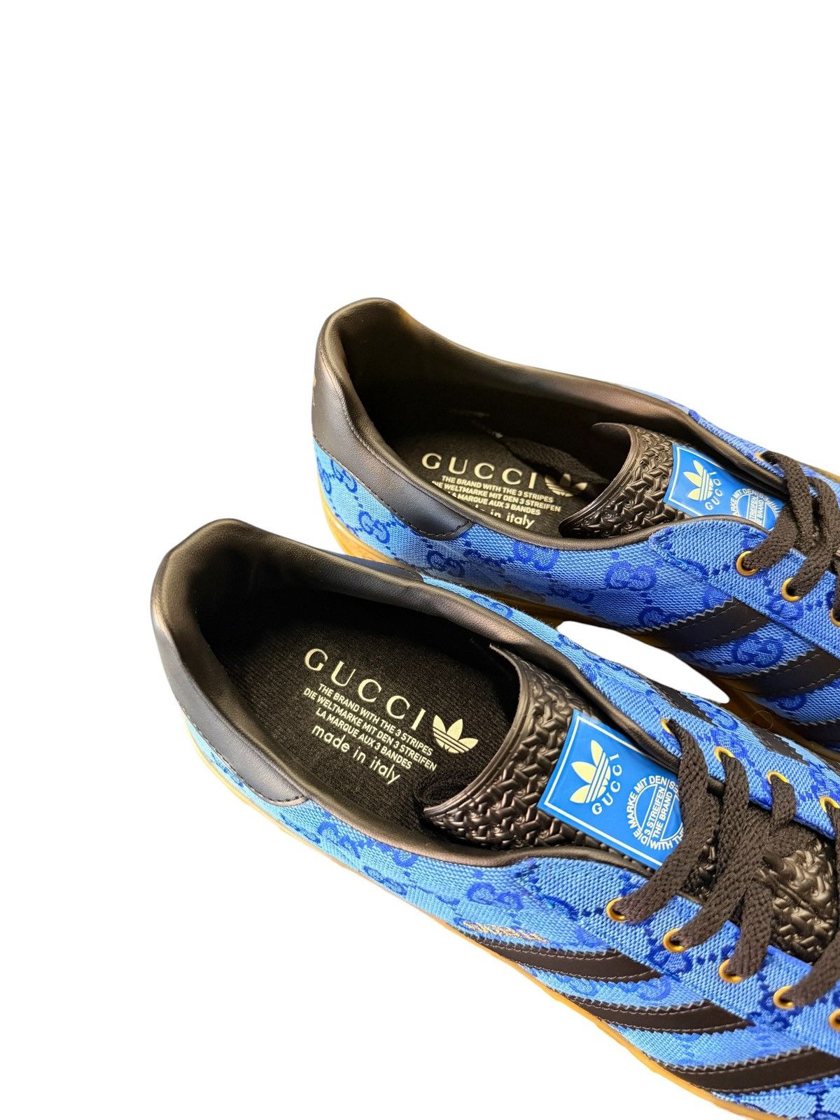 Adidas × Gucci Gucci Gazelle Blue Monogram Adidas Sneaker Size US 13 / EU 46 - 6 Thumbnail