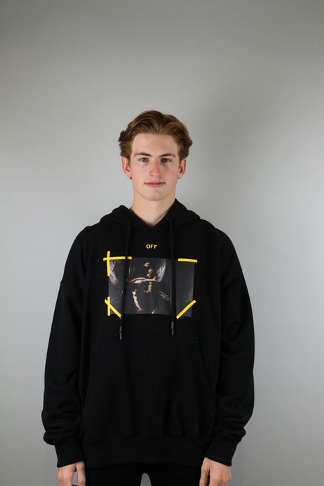 Off white caravaggio hoodie 2024 yellow