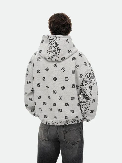 Rhude o1w1db1em1224 Bandana Hoodie in Grey Size US L / EU 52-54 / 3 - 4 Thumbnail