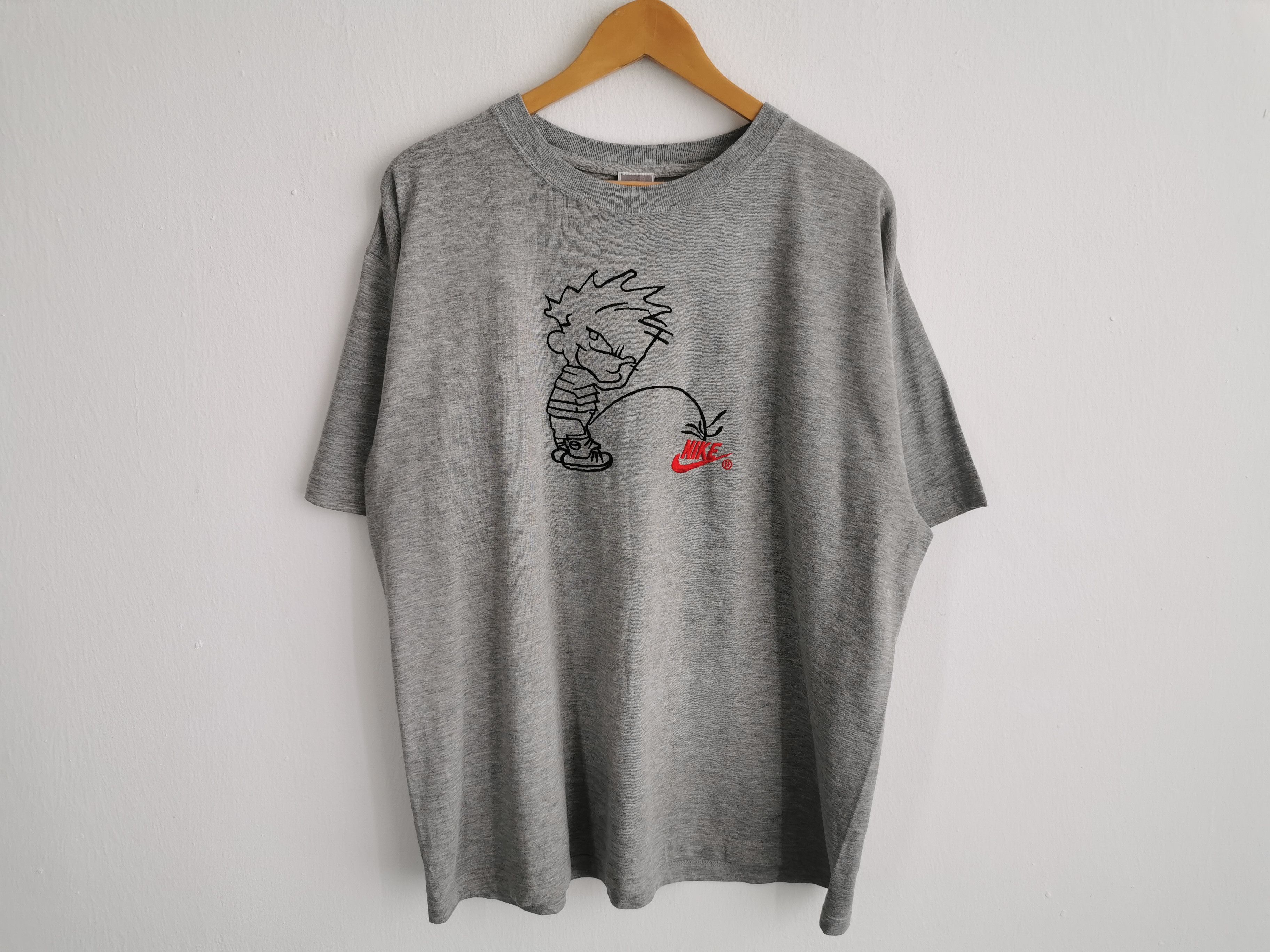 Nike Vintage 90s Nike Pee Tee T Shirt Made In USA Size L Size US L / EU 52-54 / 3 - 1 Thumbnail