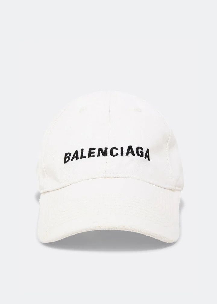 Balenciaga o1srvl11e0825 Size: L / GITD Logo Hat / Cap in White Size ONE SIZE - 1 Thumbnail