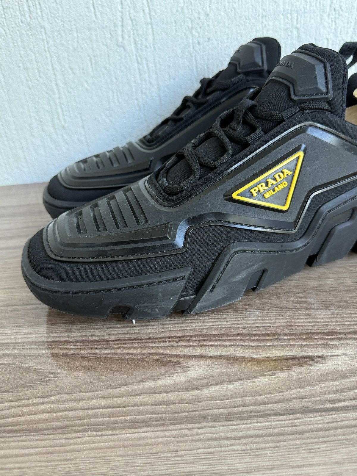 Prada 😤🔥 techno stretch fabric sneakers Size US 10 / EU 43 - 4 Thumbnail