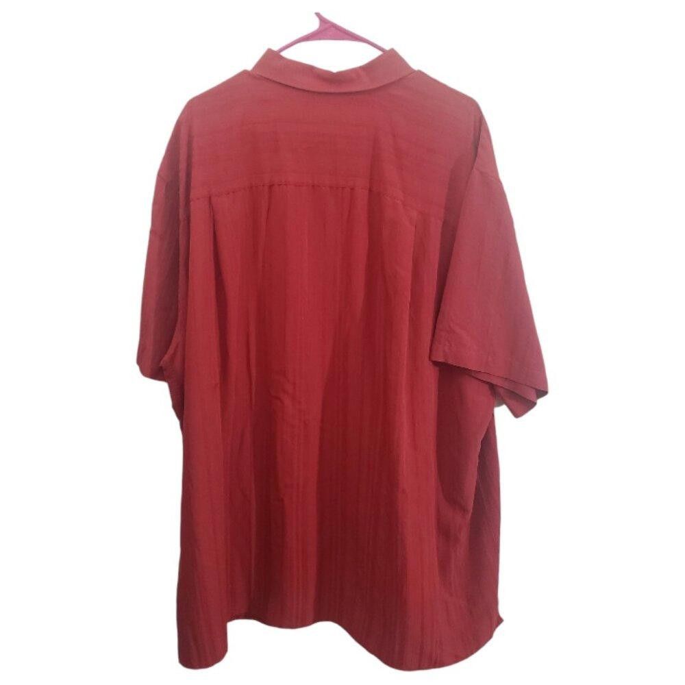 Designer CT1866 Island Passport Red Casual Short Sleeve Shirt 2XL Size US XL / EU 56 / 4 - 3 Thumbnail