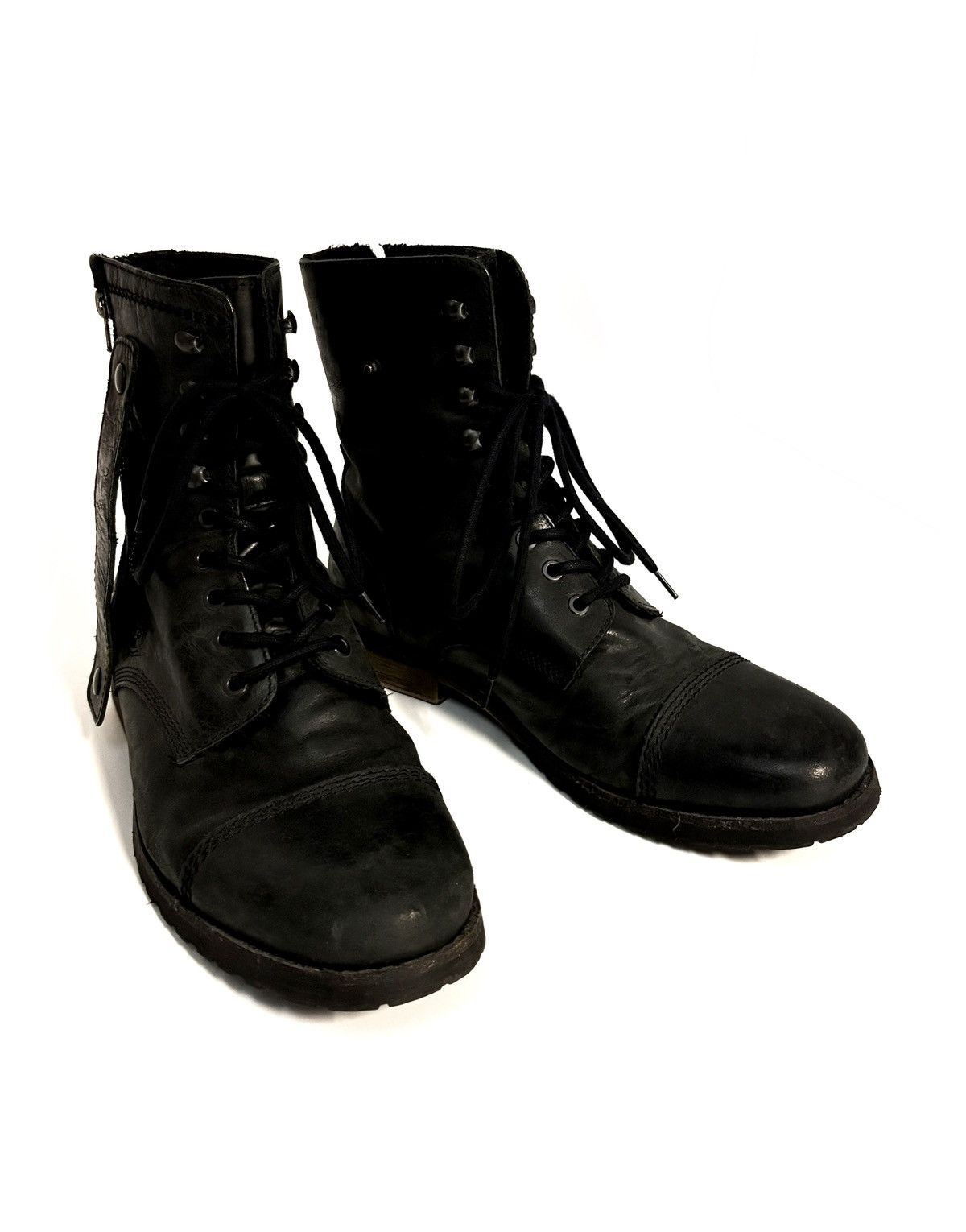 Japanese Brand Portuguese Leather Engineer Platform Boots Size US 10 / EU 43 - 2 Thumbnail