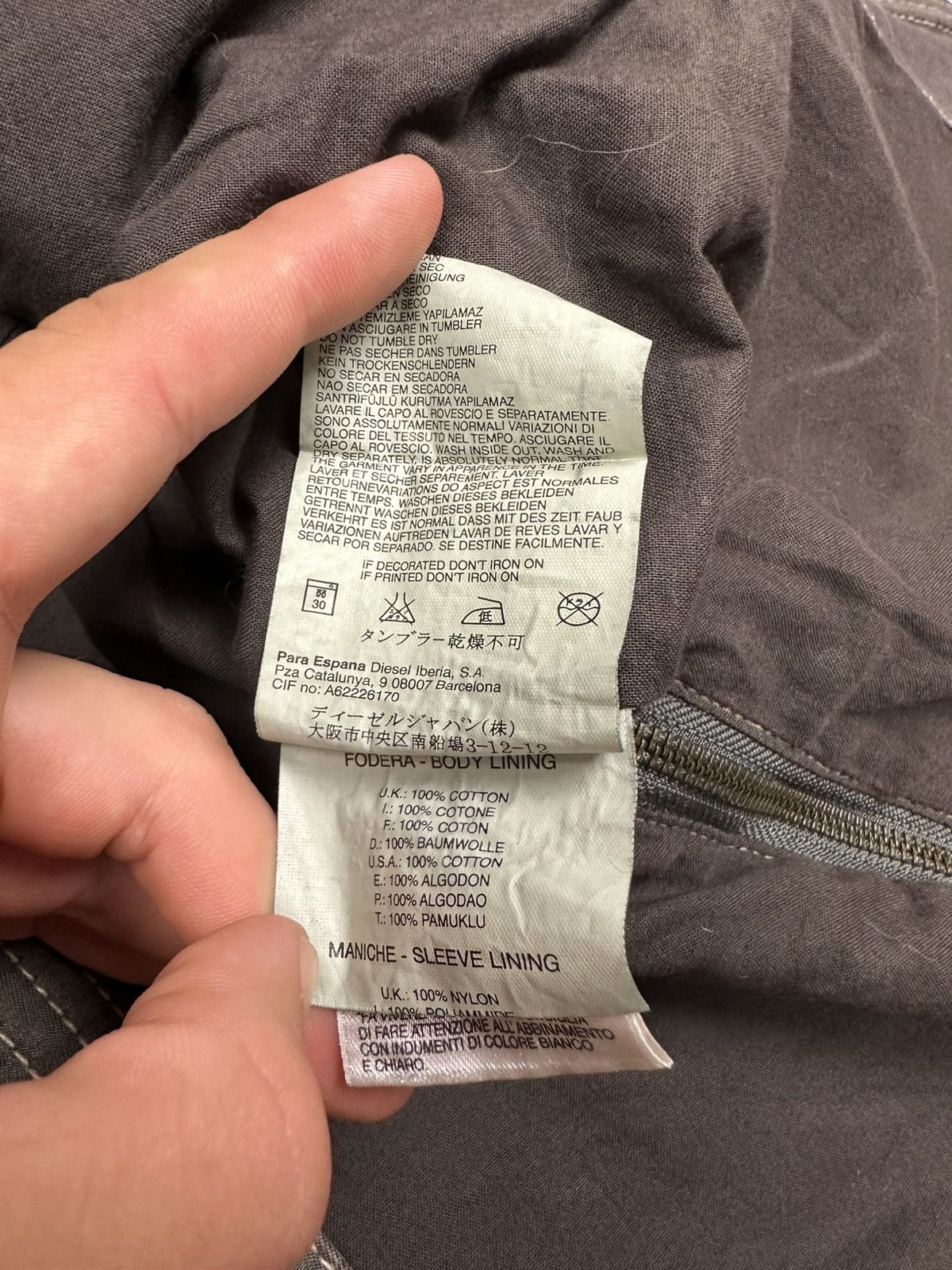 Diesel Diesel Liquid Space Experiment Multipocket Tactical Jacket Size US XL / EU 56 / 4 - 11 Thumbnail