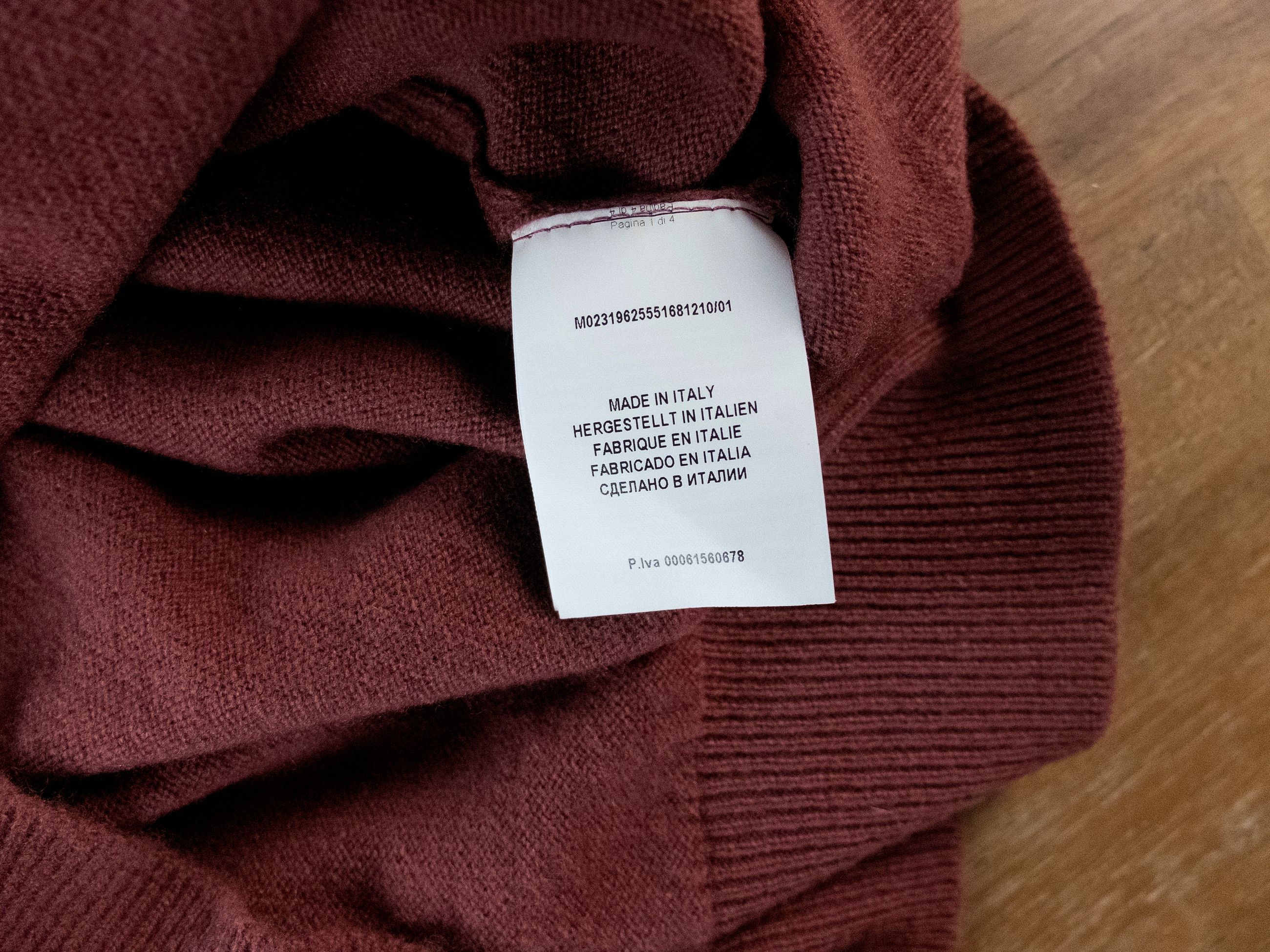 Gran Sasso GRAN SASSO dusty rose crewneck wool cashmere sweater 3XL Size US XXL / EU 58 / 5 - 5 Thumbnail