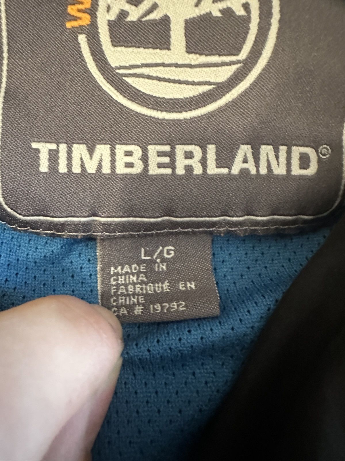 Timberland Black and Blue Timberland Windbreaker Size US L / EU 52-54 / 3 - 6 Thumbnail