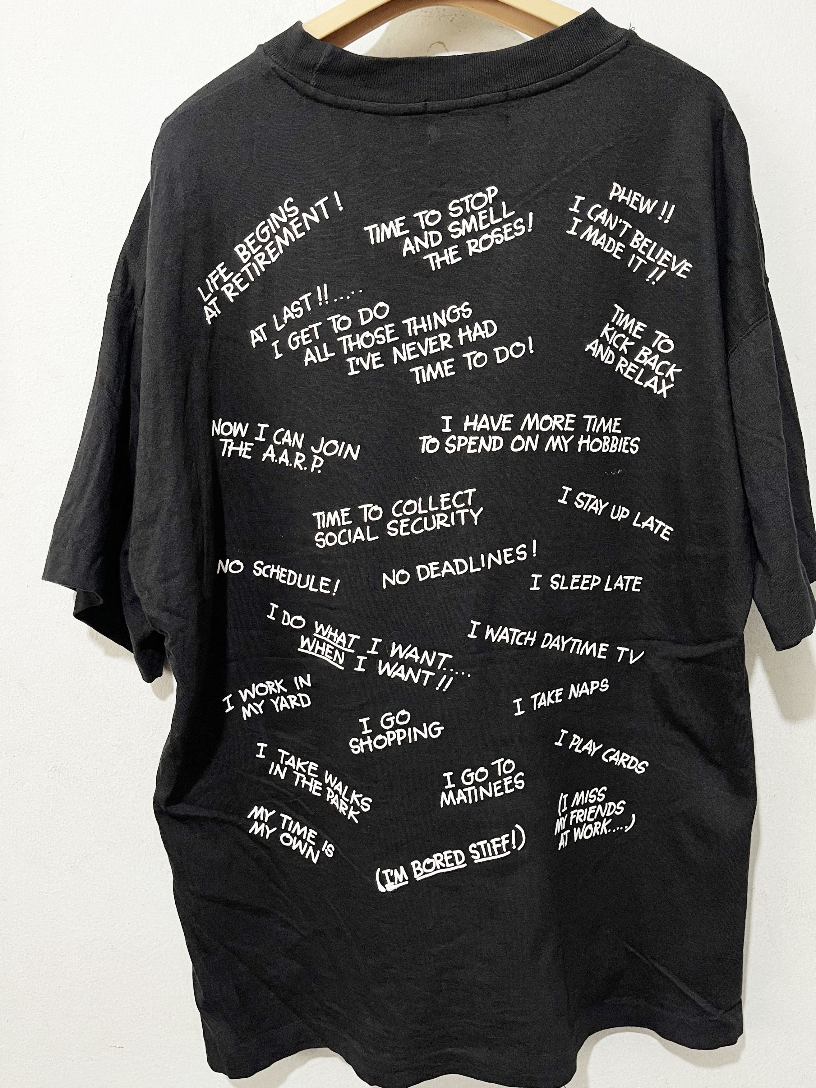 Arts & Science × Vintage Vintage 90s Retired at Last Shirt Size US XL / EU 56 / 4 - 3 Thumbnail
