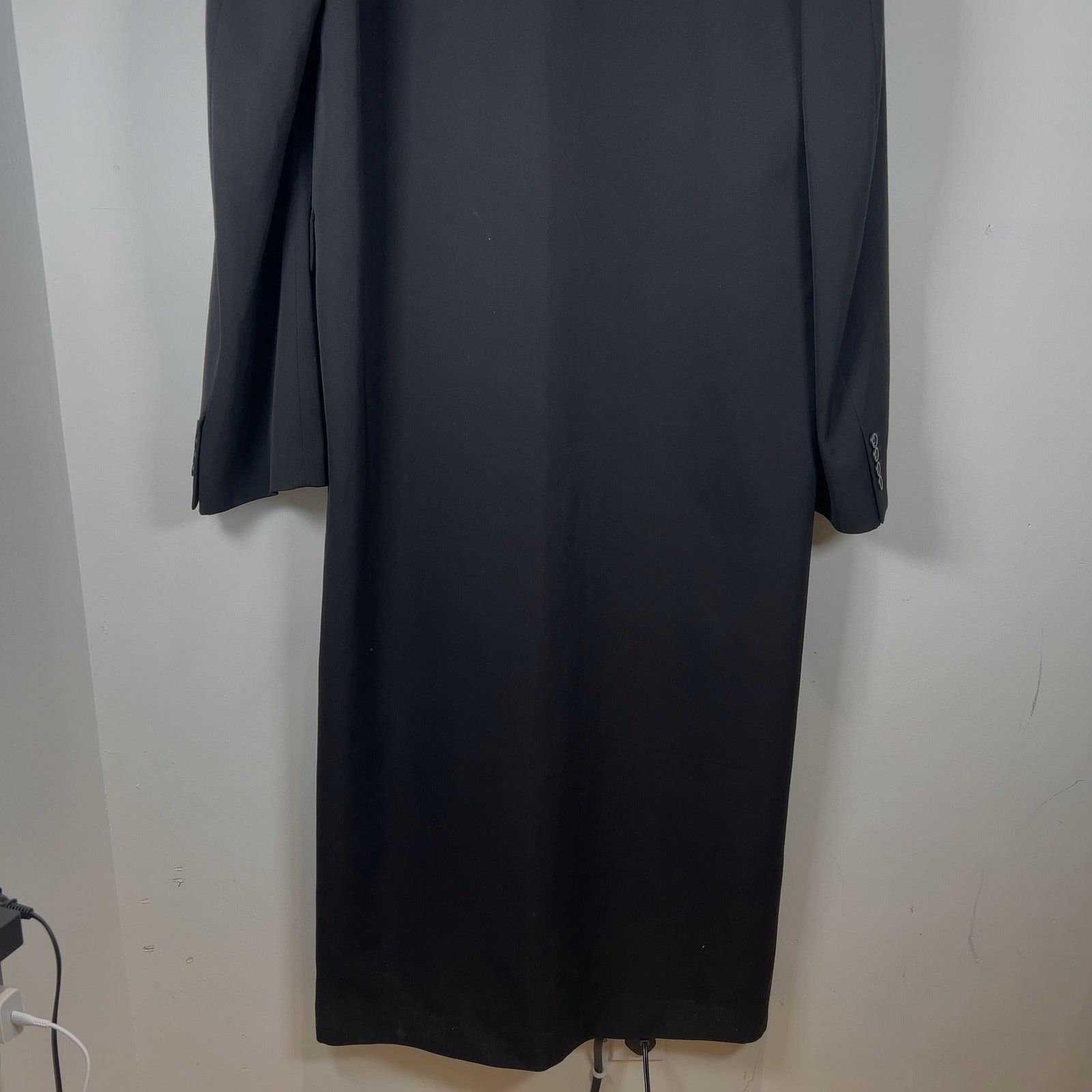 Balenciaga Balenciaga Barathea Black Duster Trench Coat Size US M / EU 48-50 / 2 - 9 Thumbnail