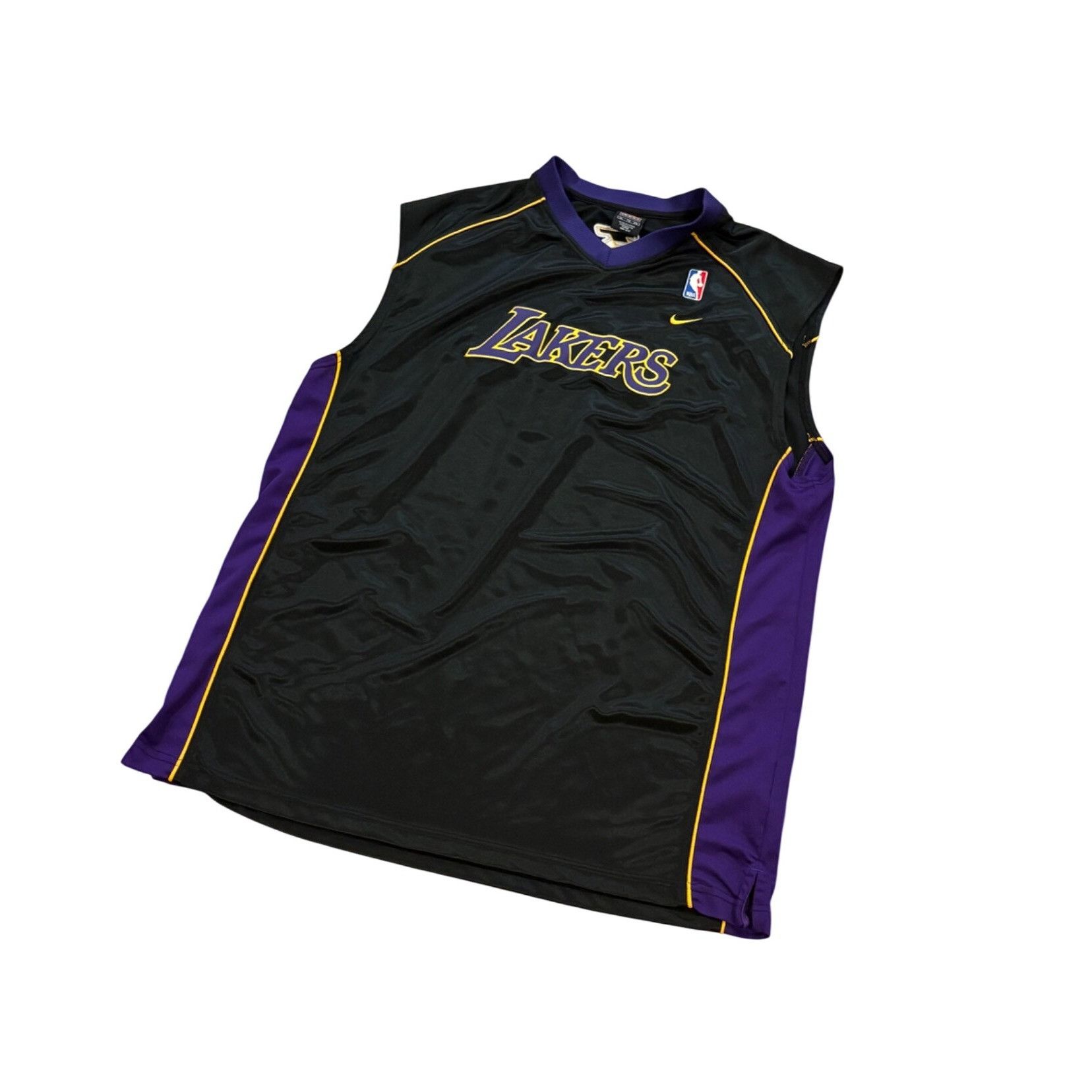 Nike Nike Team Los Angeles Lakers NBA Shooting Warmup Shirt Size US XL / EU 56 / 4 - 4 Thumbnail