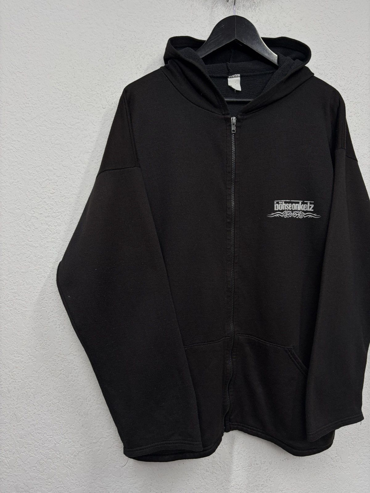 Band Tees Böhse Onkelz Skull Hoodie Y2K Punk Rock Gothic Zip Hoodie Size US XL / EU 56 / 4 - 8 Thumbnail