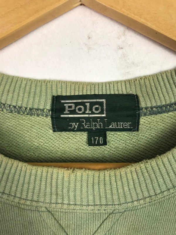 Polo Ralph Lauren × Ralph Lauren × Vintage Vintage Distressed Polo Ralph Lauren Sweatshirt Size US L / EU 52-54 / 3 - 4 Thumbnail