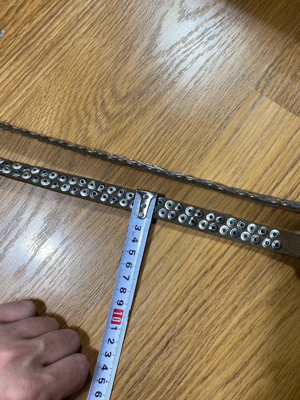 Vintage Vintage Crazy Metal Belt Drip Japanese Hype bb Simon Size ONE SIZE - 5 Thumbnail