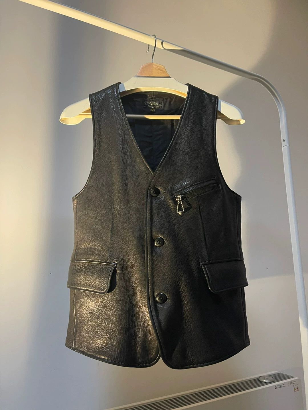 Freewheelers freewheelers guthrie leather vest size 36 Size US M / EU 48-50 / 2 - 1 Thumbnail
