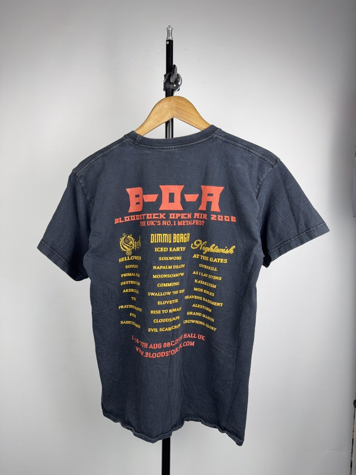 Band Tees 00s Bloodstock Open Air 2008 Festival Band Tee B-O-A Metal Size US M / EU 48-50 / 2 - 11 Thumbnail