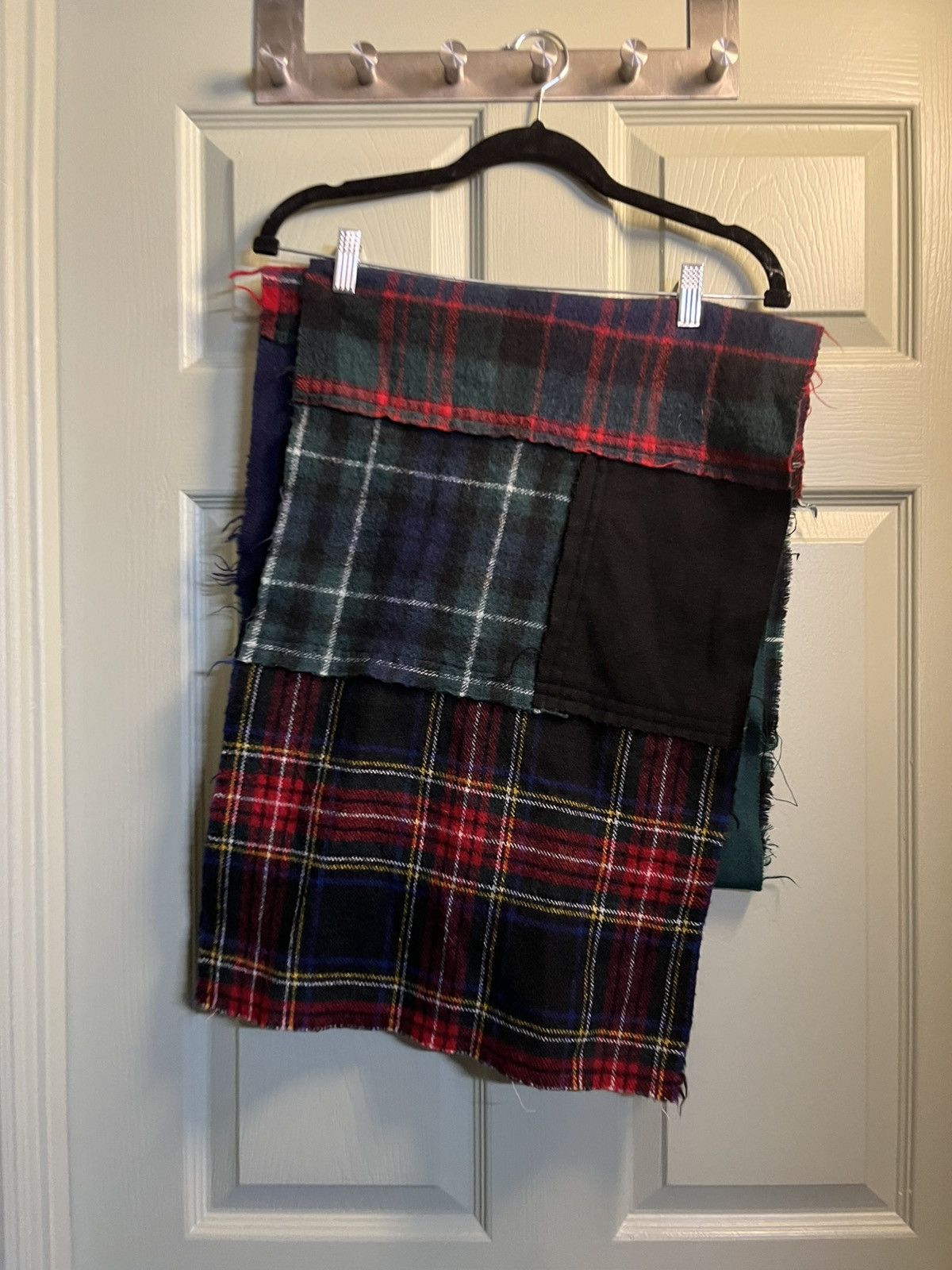 Comme des Garcons Comme Des Garcons Plaid Patchwork Scarf Size ONE SIZE - 1 Thumbnail