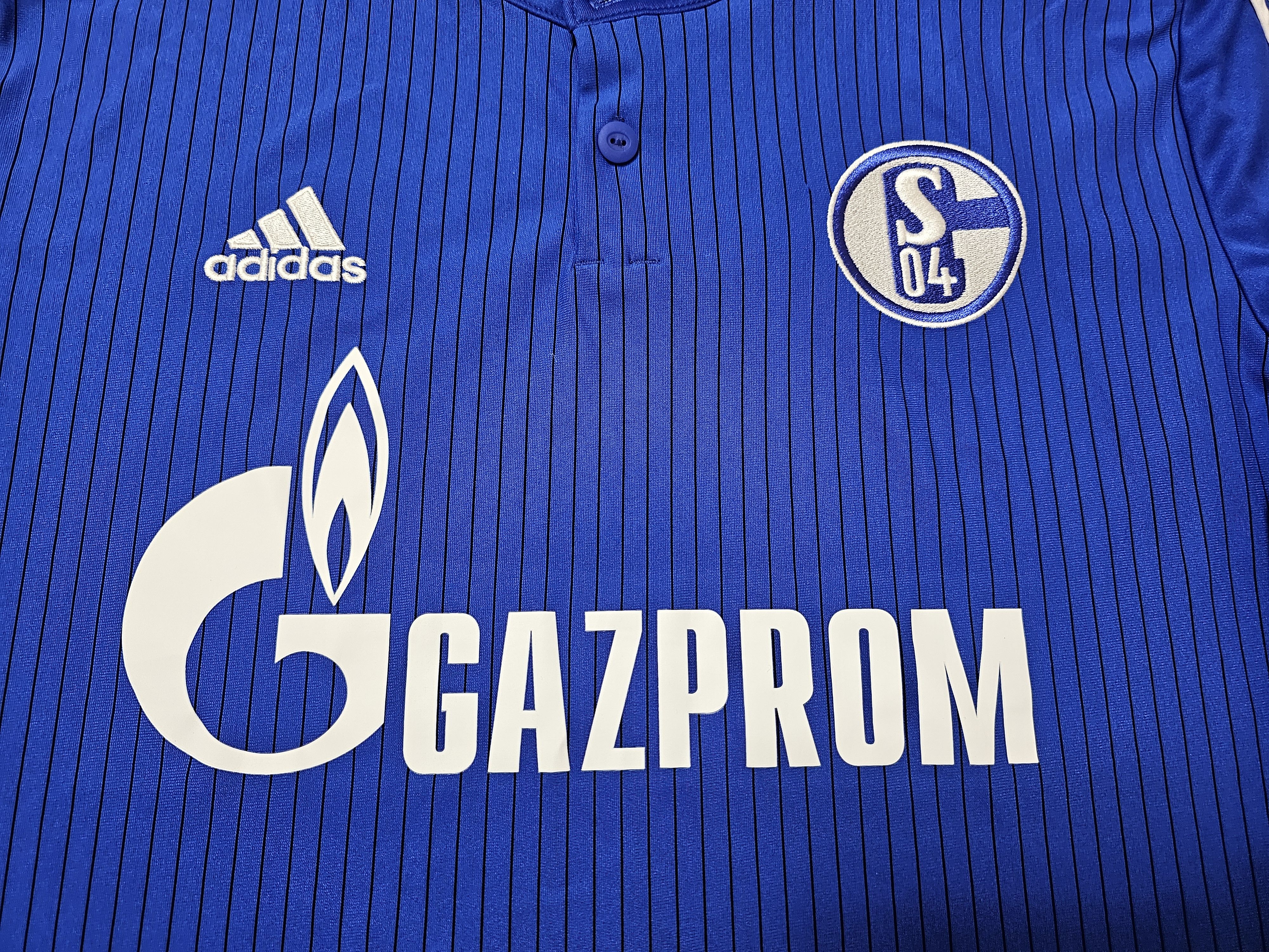 Adidas SCHALKE 04 2015 2016 HOME FOOTBALL GERMANY SOCCER JERSEY Size US XL / EU 56 / 4 - 3 Thumbnail