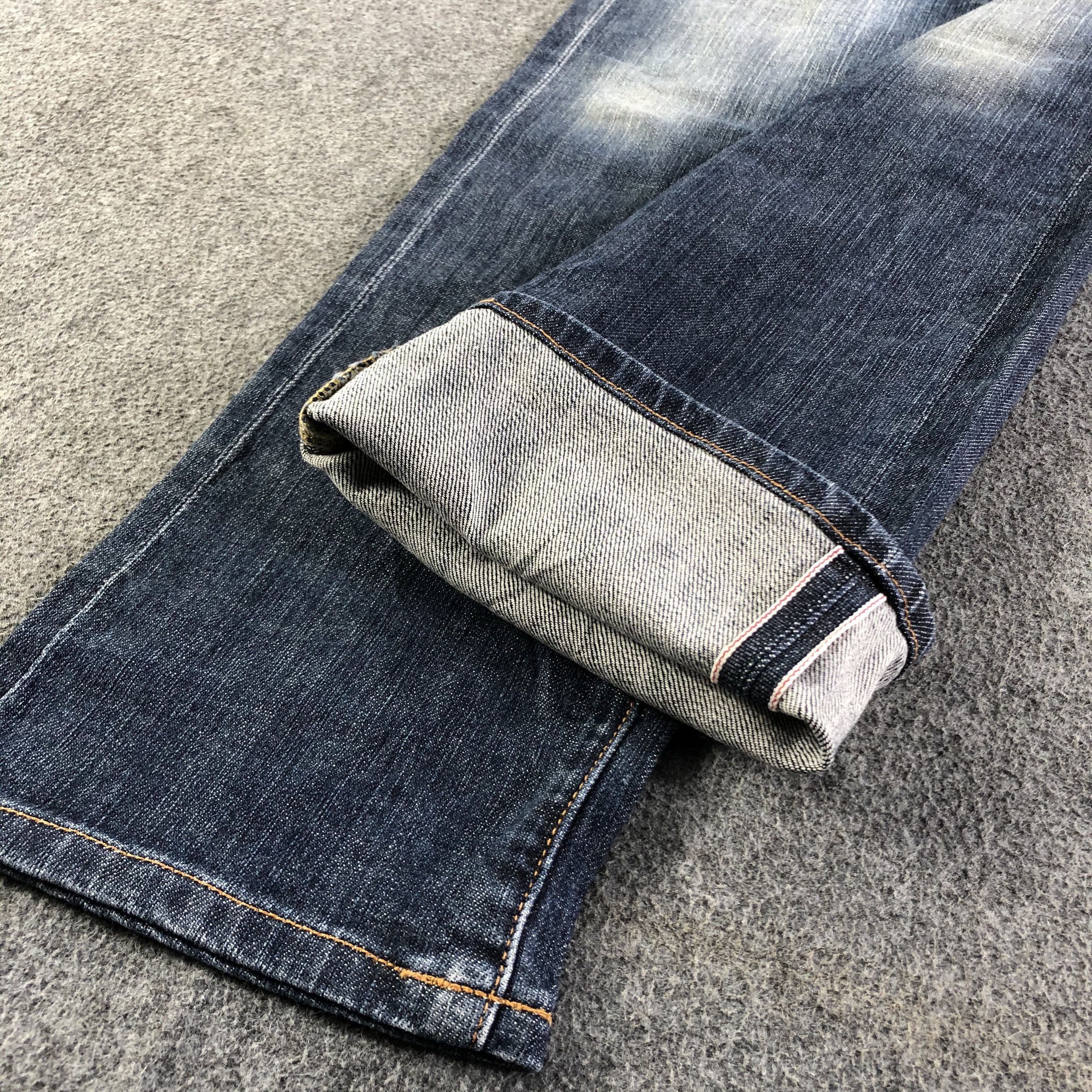 Vintage Vintage Blue Wash Back Number Selvedge Jeans-J2979 Size US 30 / EU 46 - 6 Thumbnail
