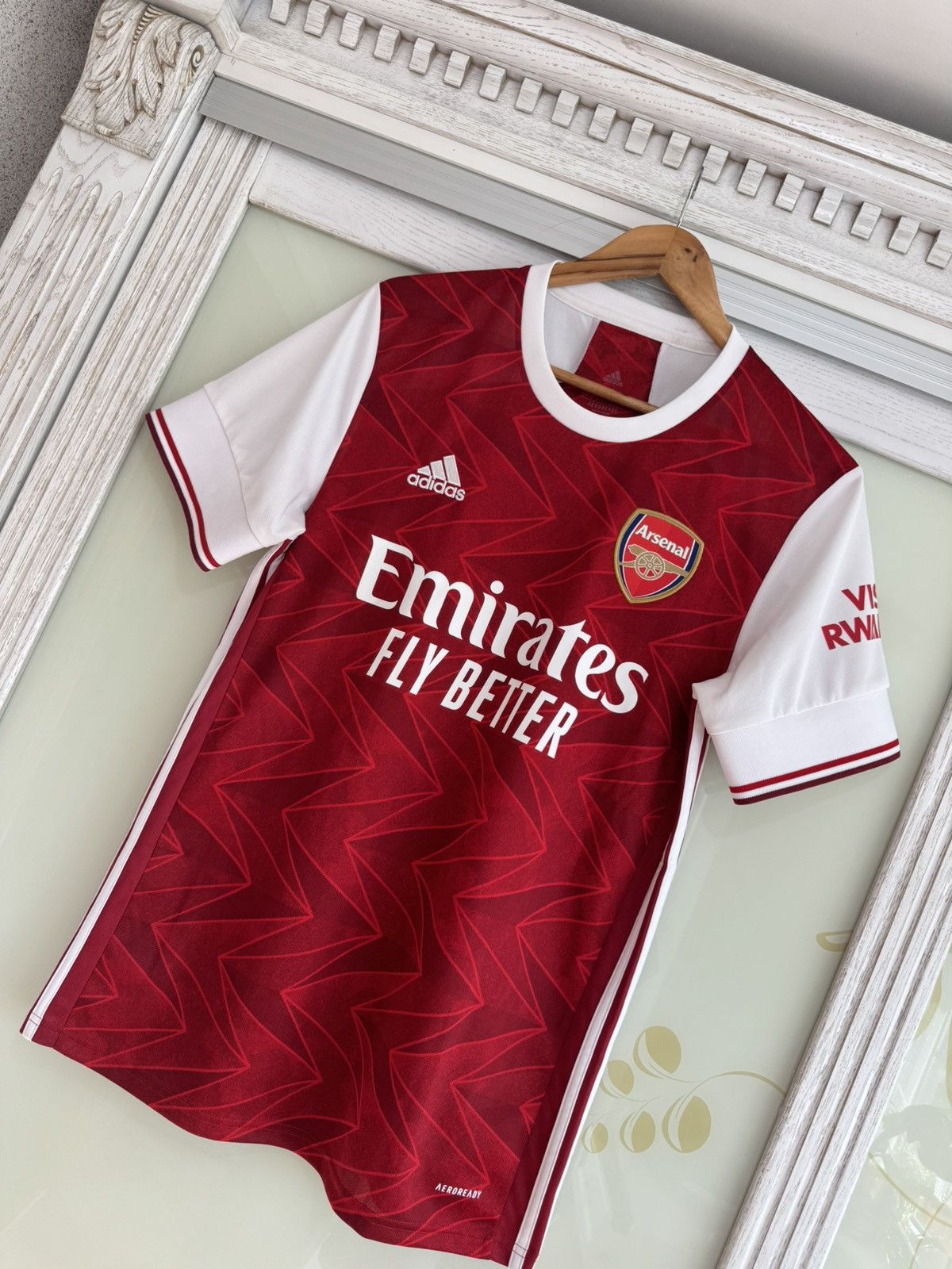 Adidas Arsenal 2020-2021 Home Soccer Jersey Football Kit Shirt Size US M / EU 48-50 / 2 - 4 Thumbnail