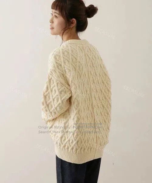 Auralee AURALEE Hard Twist Merino Wool Sweater. Size XS / US 0-2 / IT 36-38 - 2 Thumbnail
