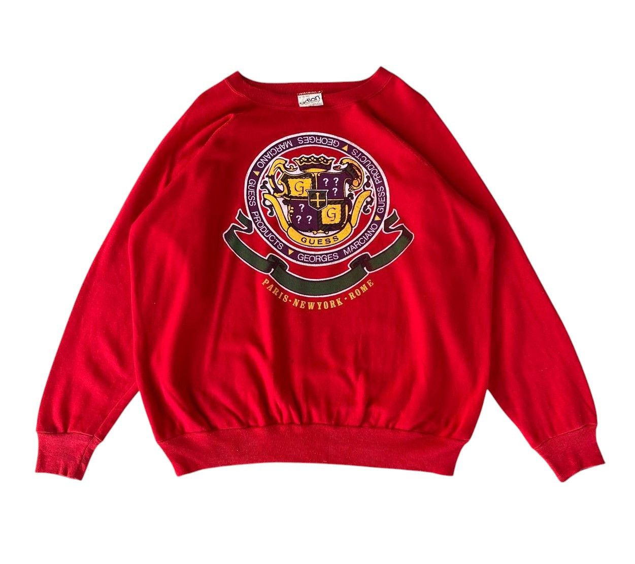 Georges Marciano VINTAGE 80S GEORGES MARCIANO GUESS CREWNECK Size US XL / EU 56 / 4 - 8 Thumbnail
