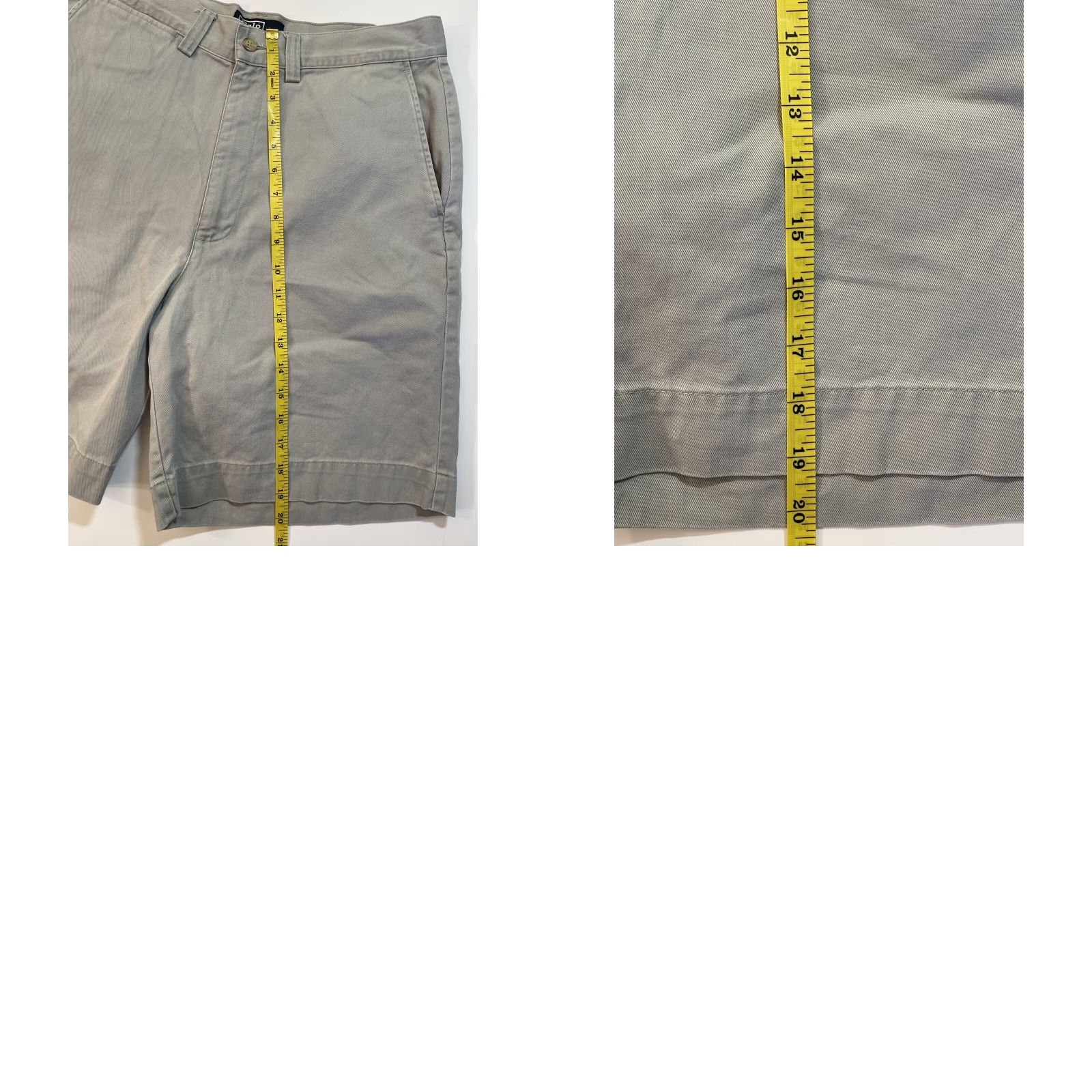 Polo Ralph Lauren VINTAGE Polo Ralph Lauren Pants Mens 32 Gray Flat Front Cotton Chino Preppy 90s Mens Size US XS / EU 42 / 0 - 8 Thumbnail