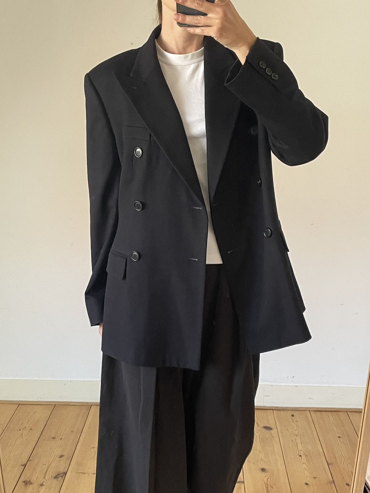 Max Mara Max Mara Double Breasted Wool Blazer RRP €1000+ Size L / US 10 / IT 46 - 4 Thumbnail