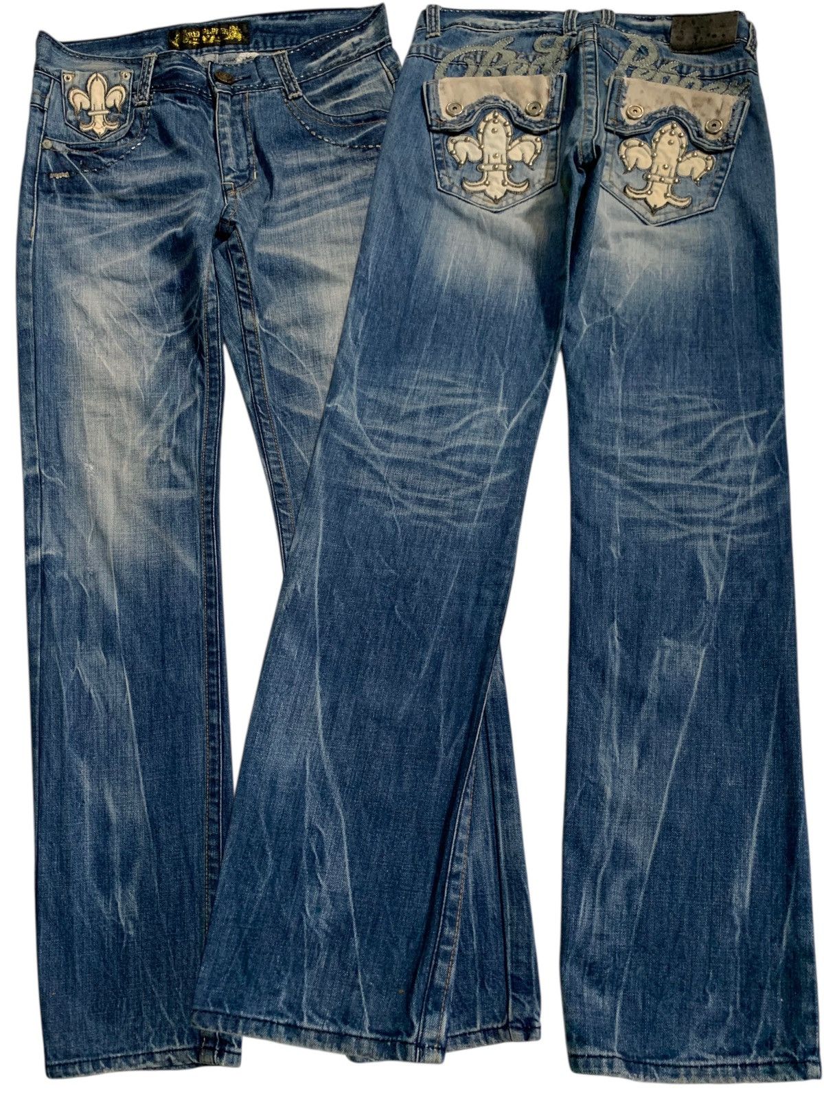 RED PEPPER PUNK FADED & RUSTY JAPANESE DISTRESSED DENIM