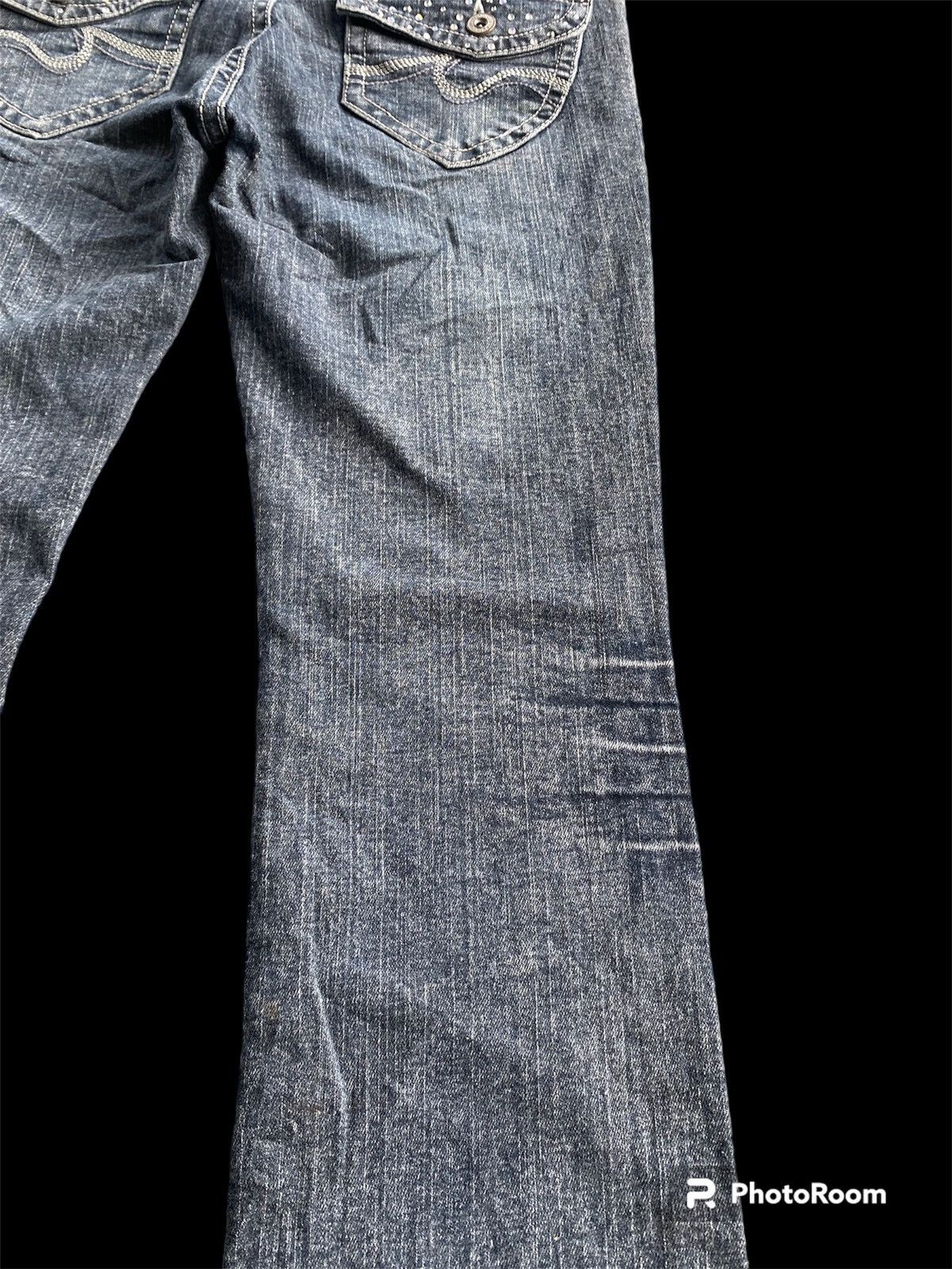 Hysteric Glamour × If Six Was Nine × Masaki Matsushima Flare Jeans Japan Masaki Stretch Faded Black Size US 29 - 16 Thumbnail