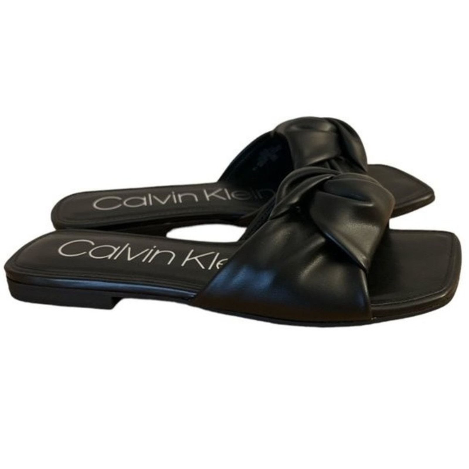 Calvin Klein Calvin Klein Black Mokio Slide Sandals, US6.5M Size US 6.5 / IT 36.5 - 3 Thumbnail