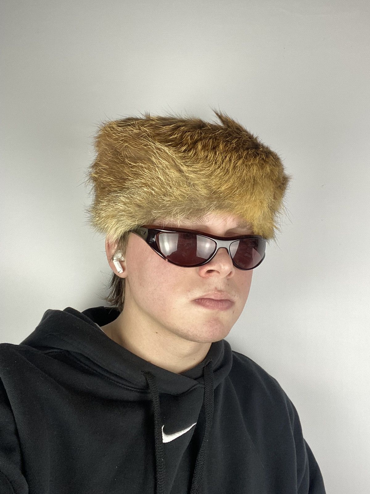 Hysteric Glamour Y2K Ushanka Fur Fuzzy Hat 90s Style Vintage ifsixwasnine Size ONE SIZE - 1 Thumbnail