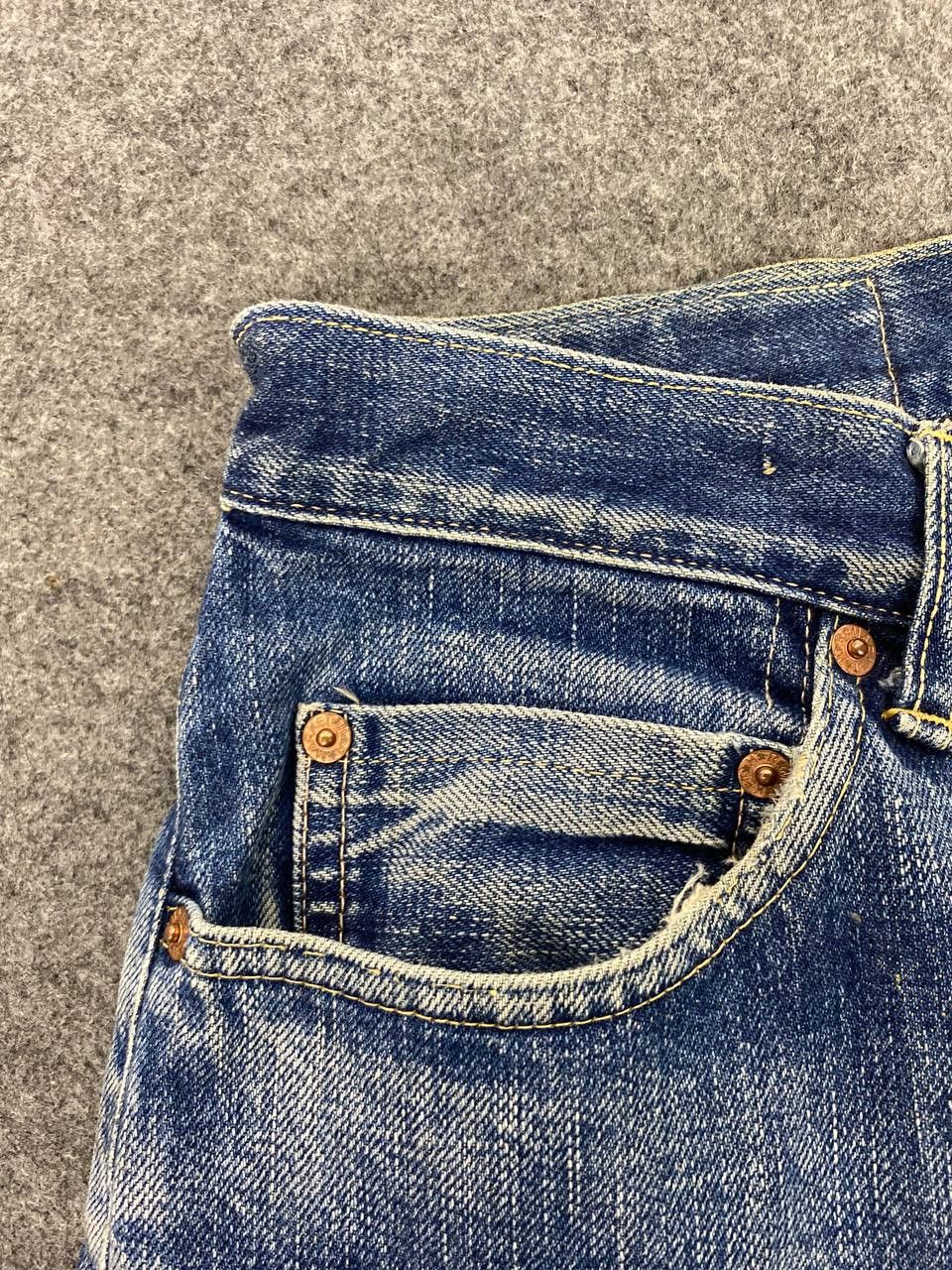 Japanese Brand vintage hr market selvedge distressed denim nice design Size US 32 / EU 48 - 13 Thumbnail