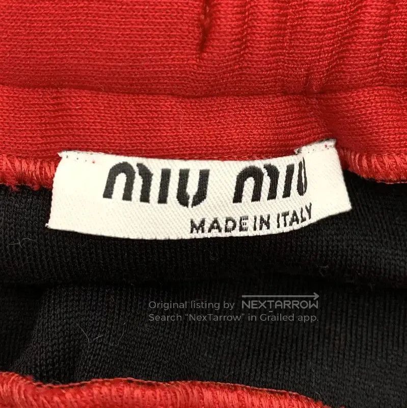 Miu Miu Miu Miu Black Cotton Women's Skirt . Size 23" - 5 Thumbnail