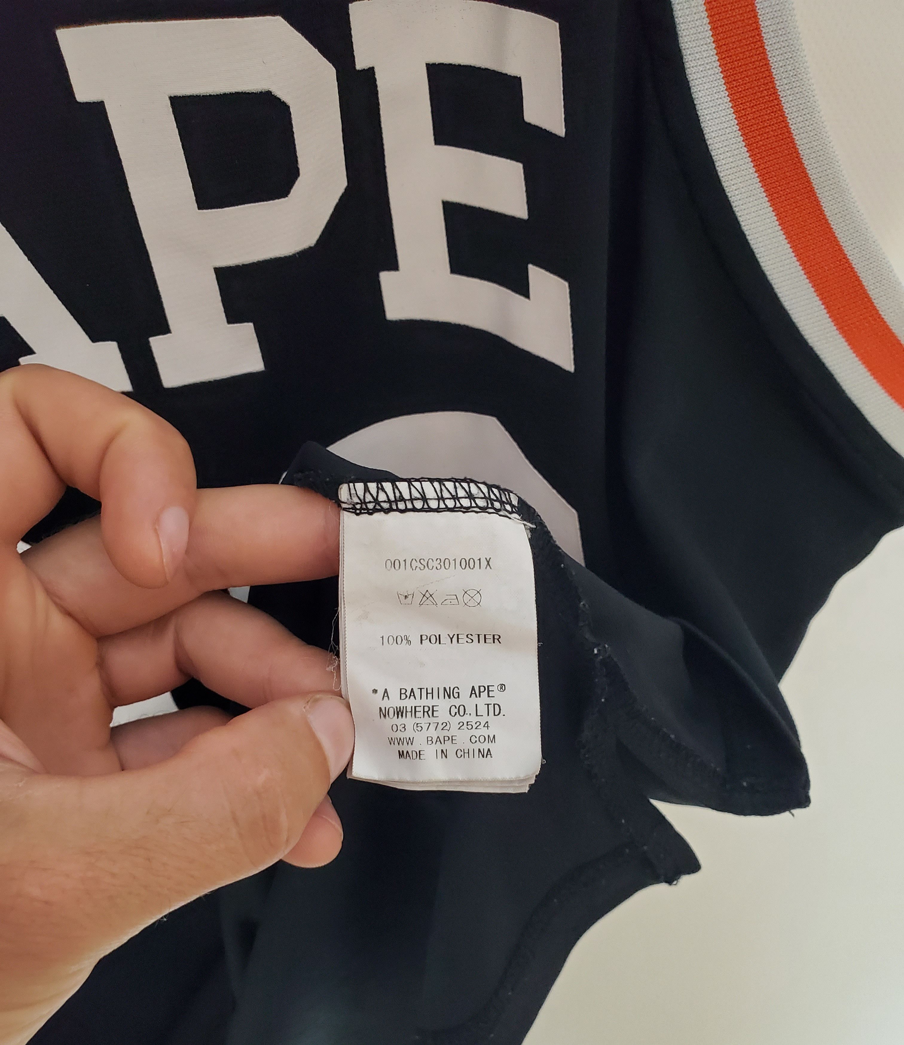 Bape Bape Basketball Tank Top perfect condition M Size US M / EU 48-50 / 2 - 4 Thumbnail