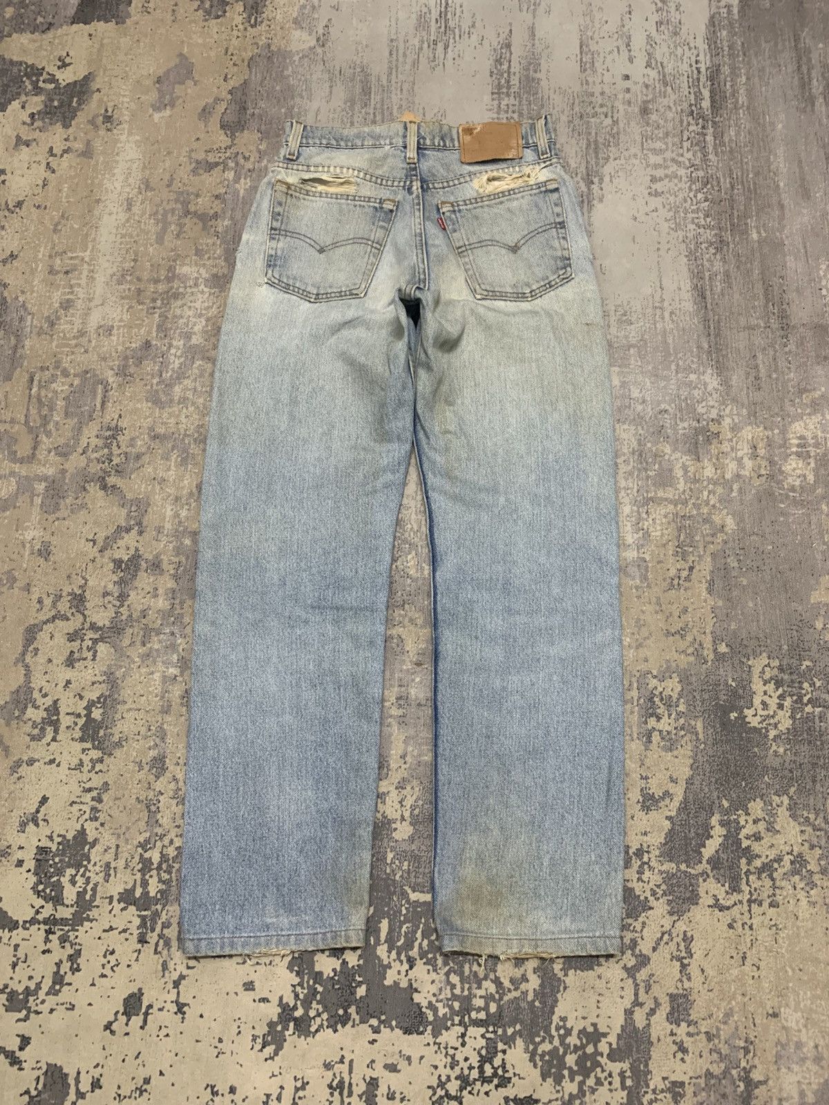Levi's Thrashed Vintage Faded Distressed Levi’s 510 Size US 29 - 9 Thumbnail