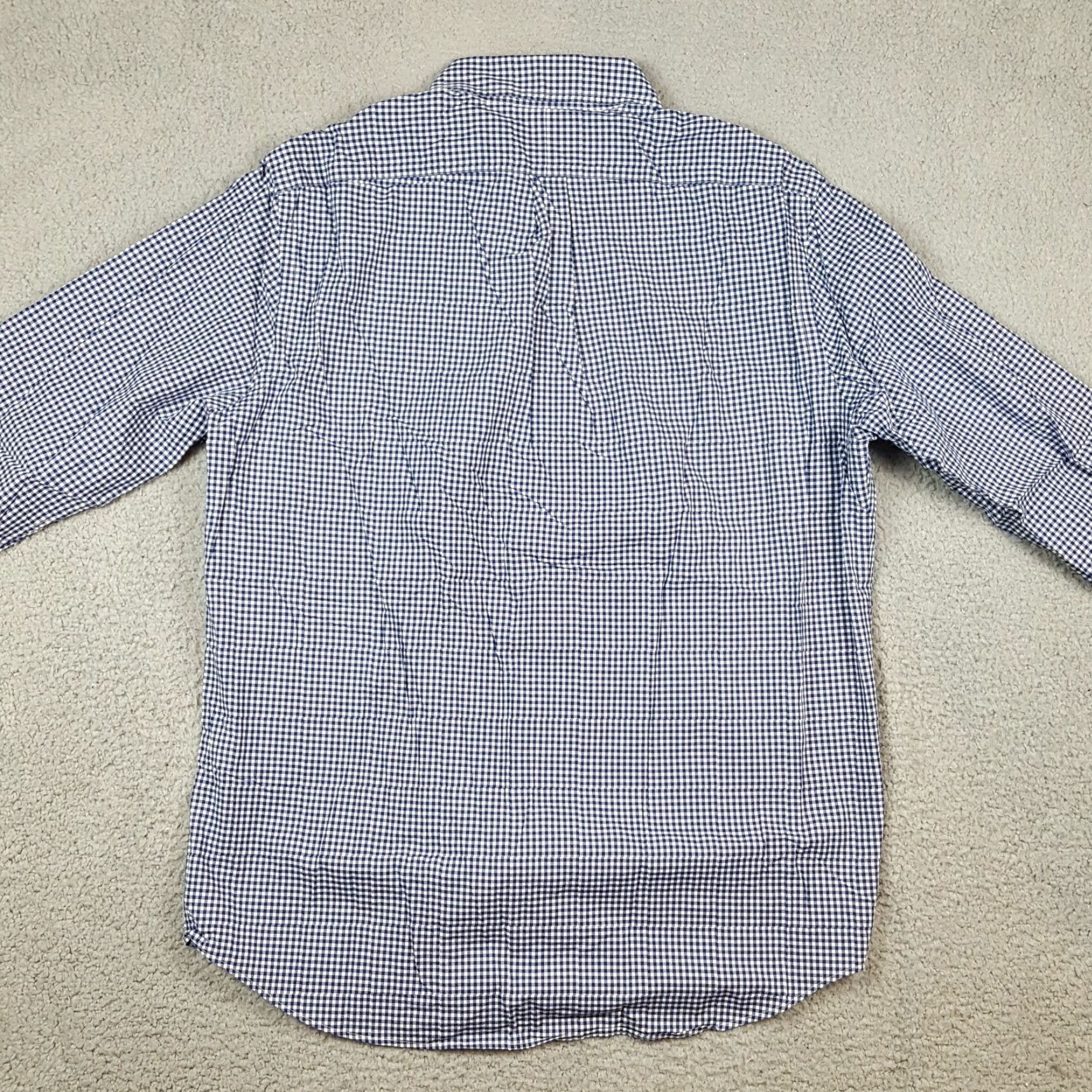 Ralph Lauren VINTAGE Ralph Lauren Men’s Button-Down Shirt XL Blue Gingham Plaid Long Sleeve Collared Casual Workwear 90s Size US XL / EU 56 / 4 - 5 Thumbnail