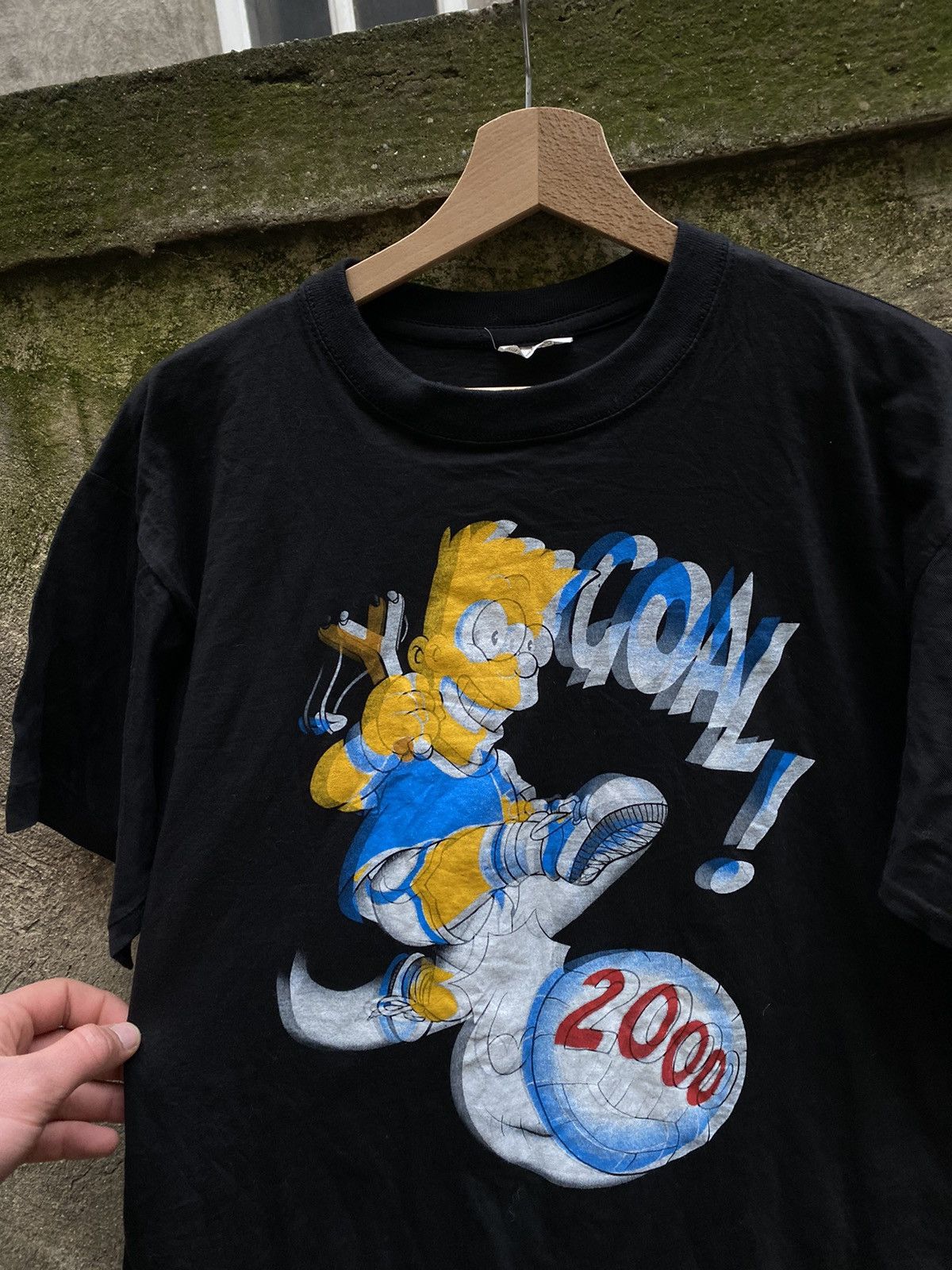 Cartoon Network × The Simpsons × Vintage Vintage 2000 Bart Simpson Single Stitch Tee Size US L / EU 52-54 / 3 - 4 Thumbnail