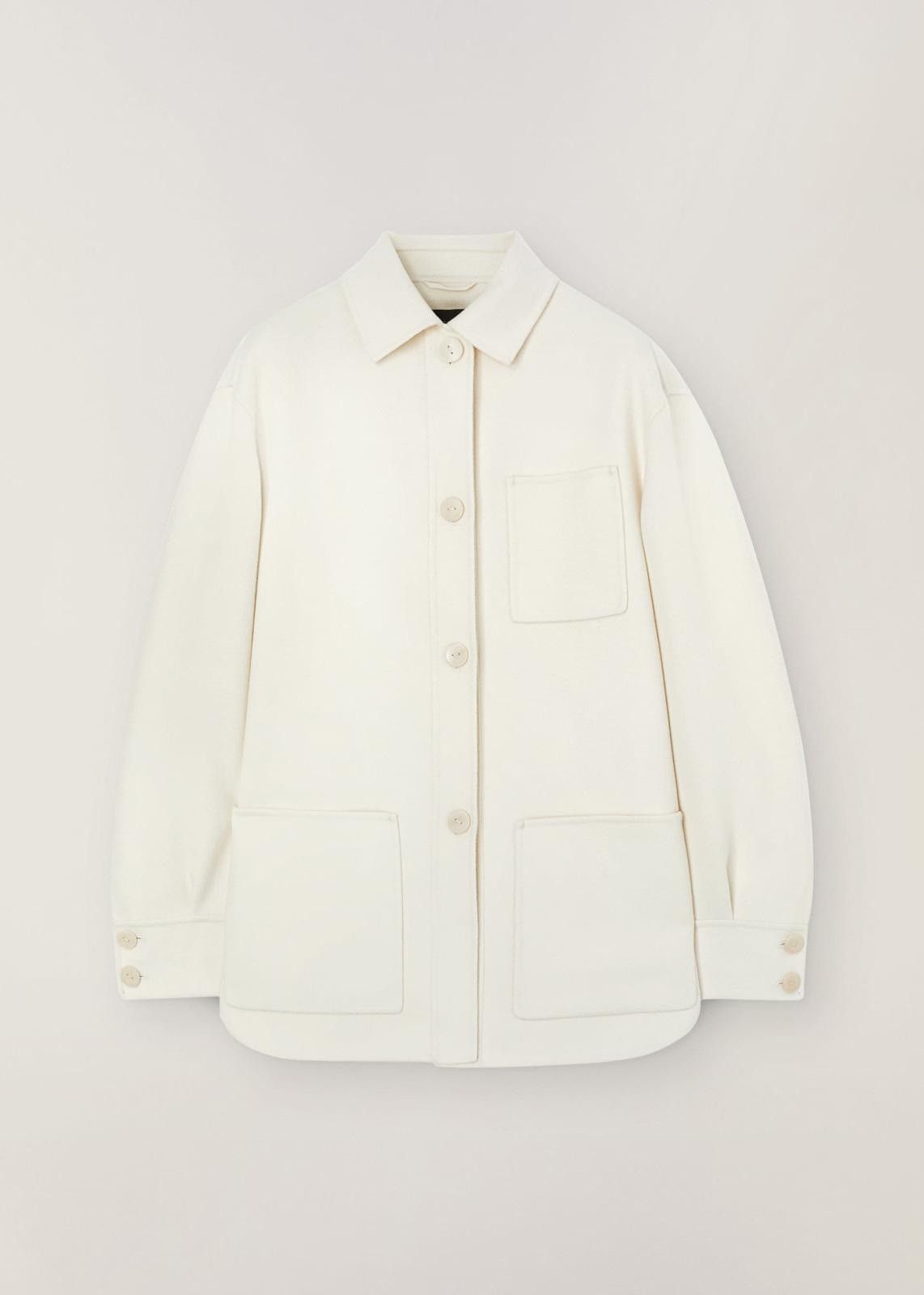 Loro Piana o1srvl11e0425 FAM1937 Larson Jacket in White Size M / US 6-8 / IT 42-44 - 1 Thumbnail