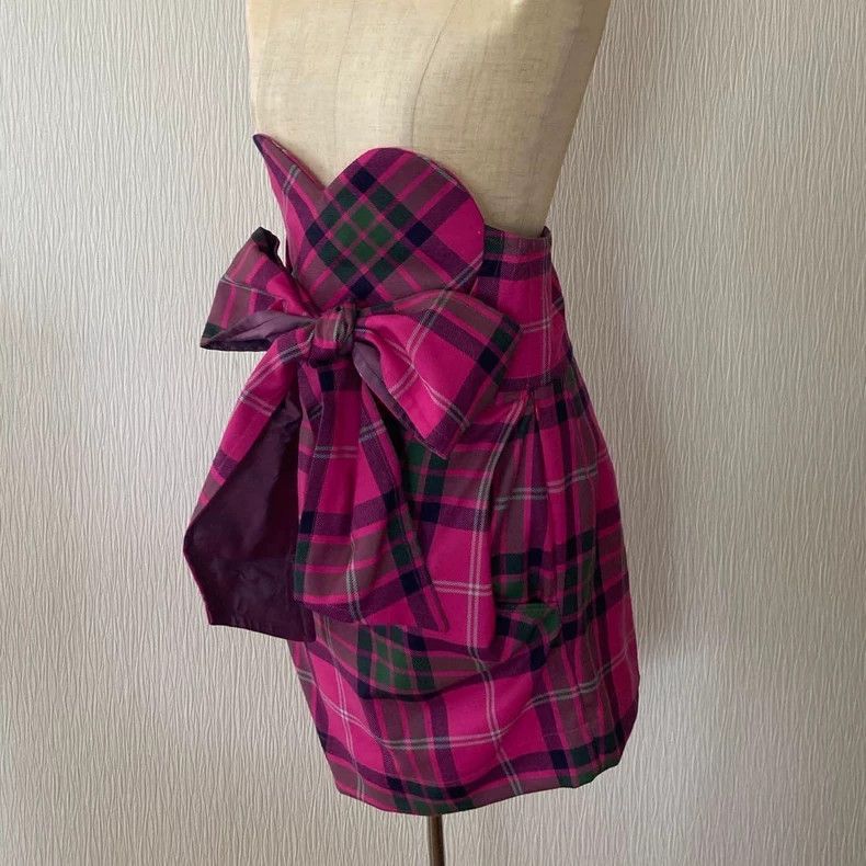 Vivienne Westwood Vivienne Westwood Skirt Vintage with Heart Corset Size 26" / US 2 / IT 38 - 1 Thumbnail