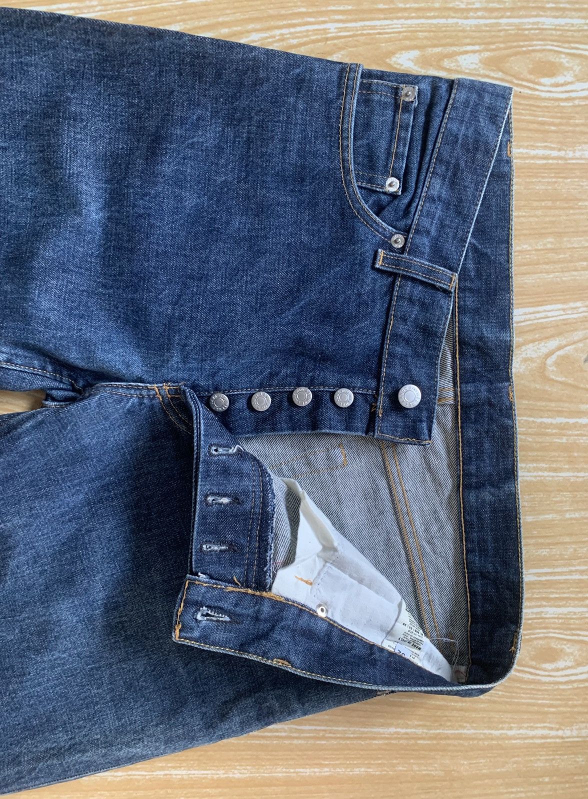 Helmut Lang Rare.. Helmut Lang Classic Raw Denim Pants Size US 32 / EU 48 - 16 Thumbnail