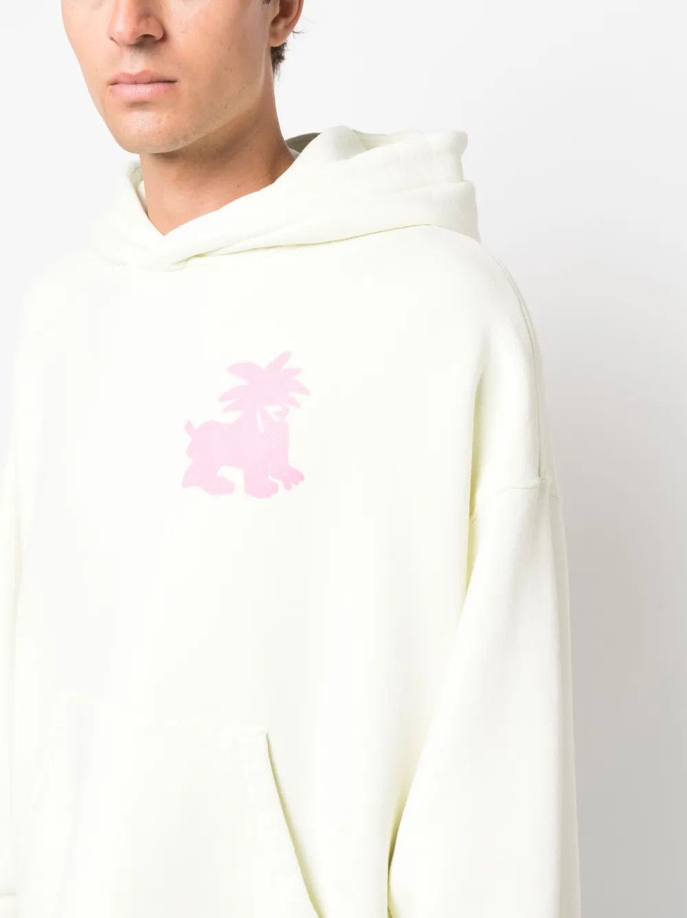 Palm Angels o1y0325 Logo Hoodie in Light Green Size US XL / EU 56 / 4 - 2 Thumbnail
