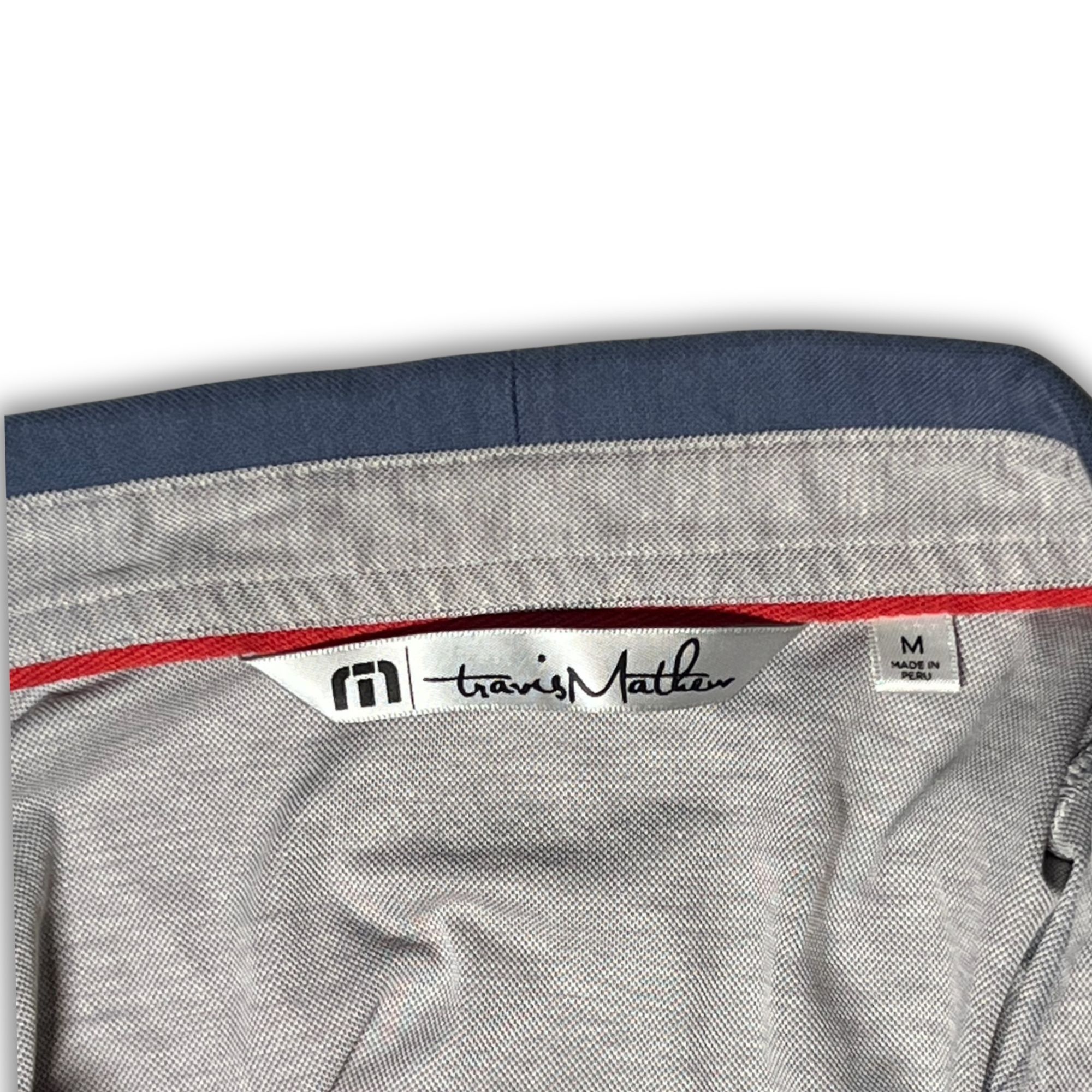 TravisMathew Travis Mathew Mens Polo Shirt Gray/Blue Size M Stylish & Com Size US M / EU 48-50 / 2 - 5 Thumbnail