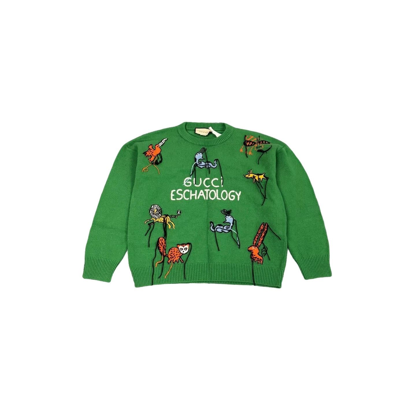 Gucci Gucci Eschatology Animal Embroidered Sweater M Size US M / EU 48-50 / 2 - 1 Thumbnail