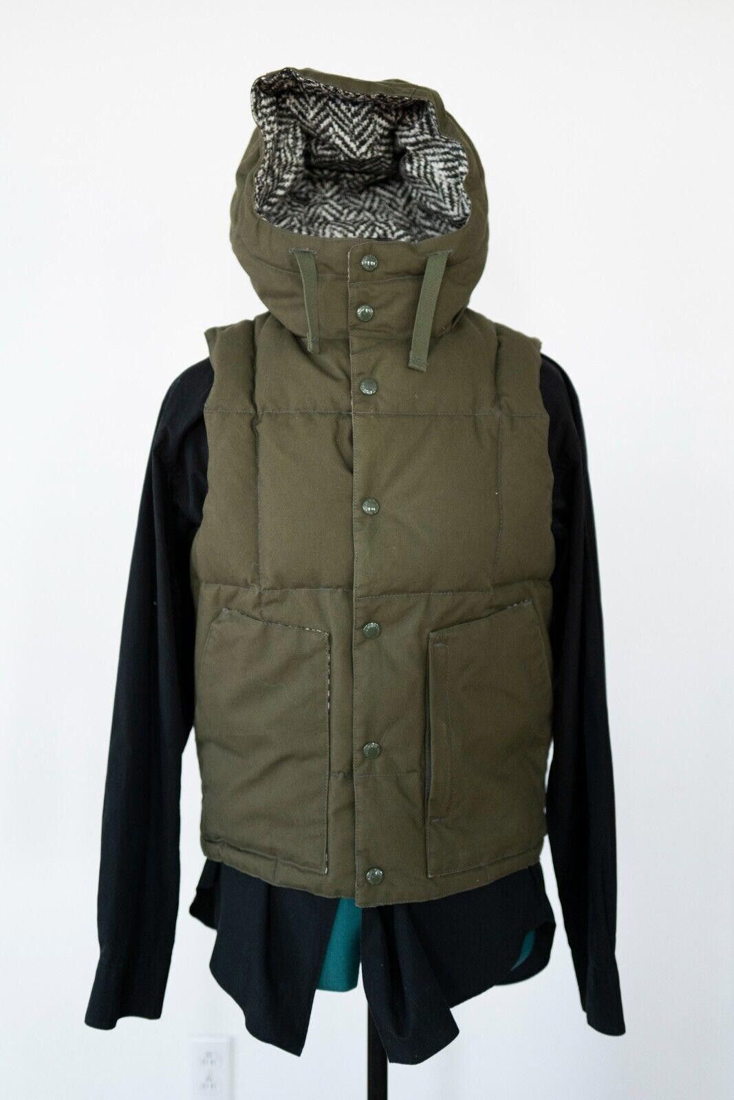 image of Engineered Garments Olive Vest Sz. Xs in Green, Women's